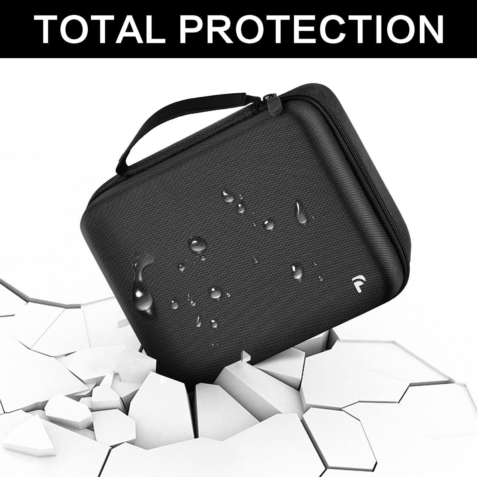 DYMO Label Maker Case Compatible with LabelManager 160 & 280 - Portable Storage Organizer for AC Adapter, Tape Cartridges & Accessories (Black Box) - Perfect for Office, Home & Travel Labeling Needs