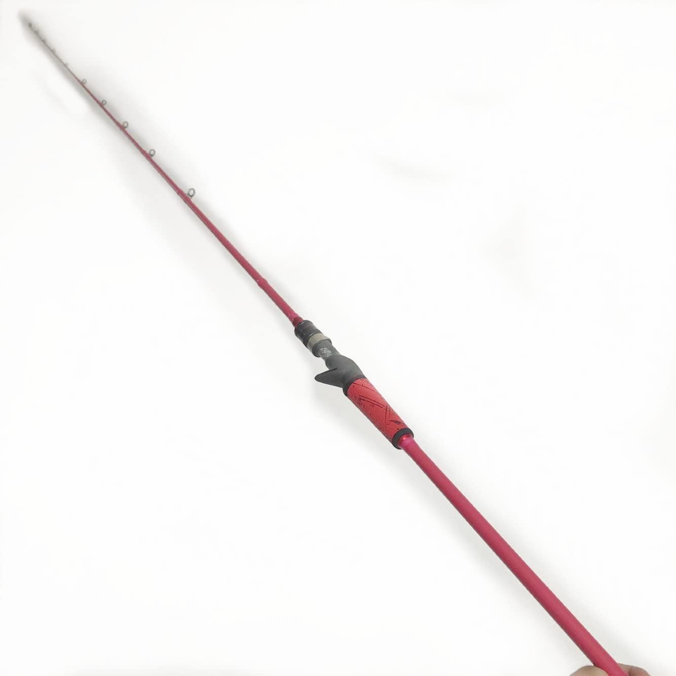 High Carbon NanoTech Jigging Rod - Fuji Guide, Reel Seat - Saltwater & Freshwater Spinning Casting Rod (3 Sizes) - Perfect for Slow Pitch Jigging, Offshore & Inshore Fishing