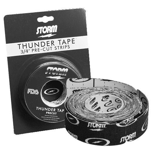 Storm Black 3/4 Inch Pre-Cut Roll Thunder Tape - 50 Pieces Waterproof Electrical Tape for Automotive Wiring, DIY Projects & Outdoor Use
