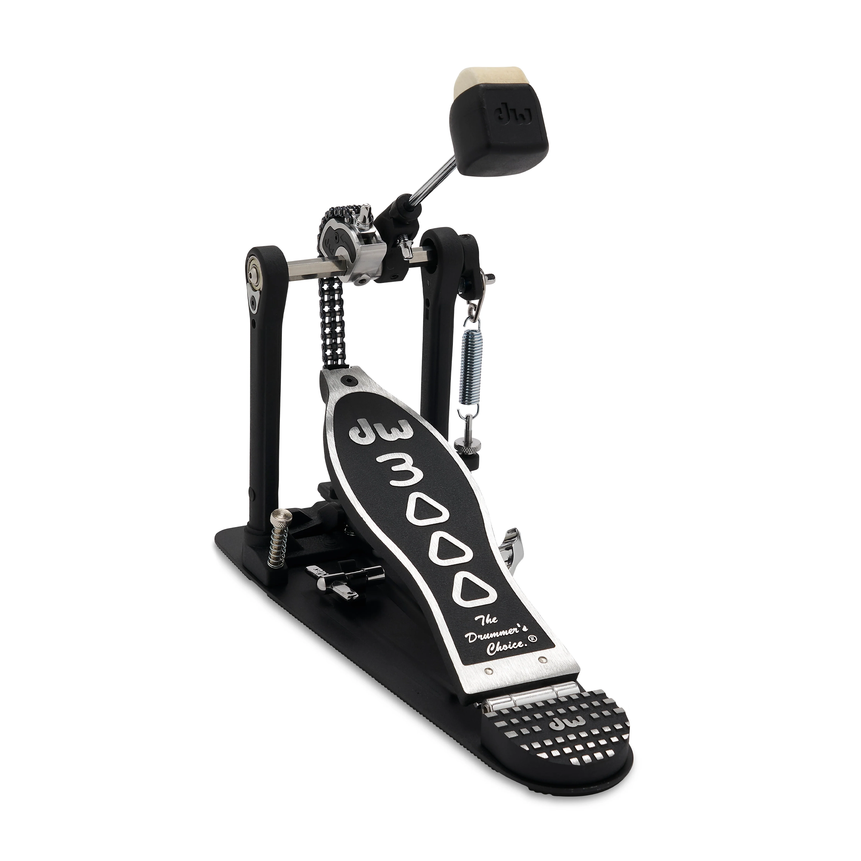 DW DWCP3000A 3000 Series Single Bass Drum Pedal - Professional Drum Kit Accessory for Live Performances & Studio Recording