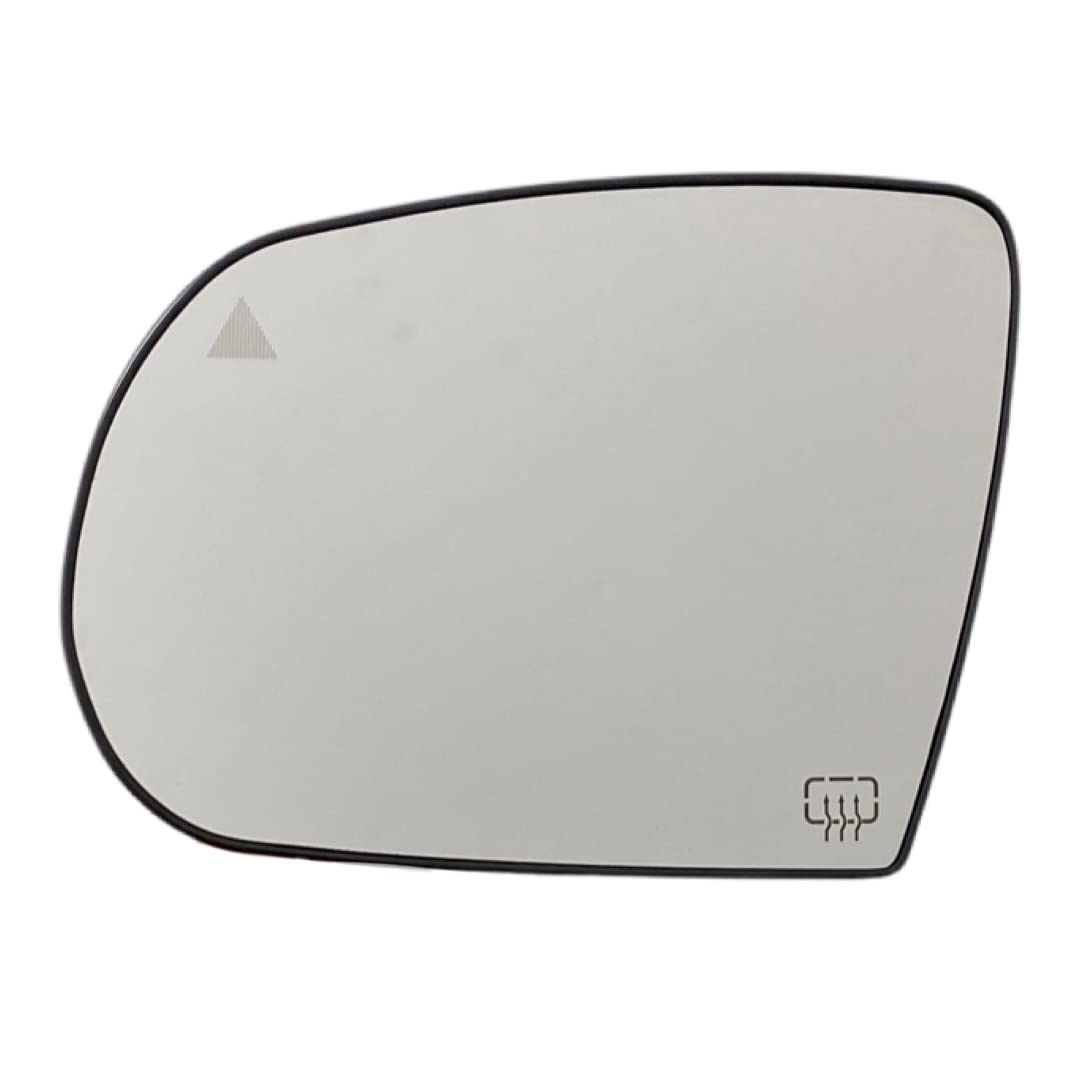Heated Blind Spot Monitoring BSM Driver Side Mirror Glass for Jeep Cherokee 2014-2023 | Left Side View Replacement Compatible with OE 68228919AB | Perfect for Parking Assistance & Safe Lane Changes