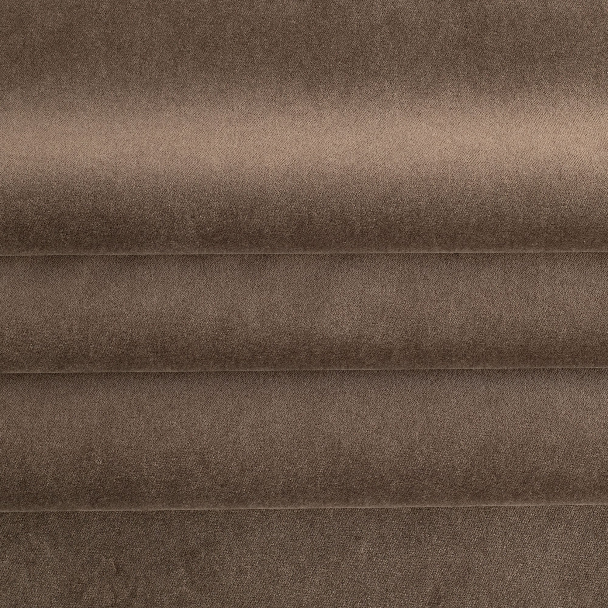 Valentina Velvet Fabric - Soft Luxurious Truffle Brown Upholstery Material for Sofa, Curtains & Home Decor | Perfect for DIY Projects & Interior Design