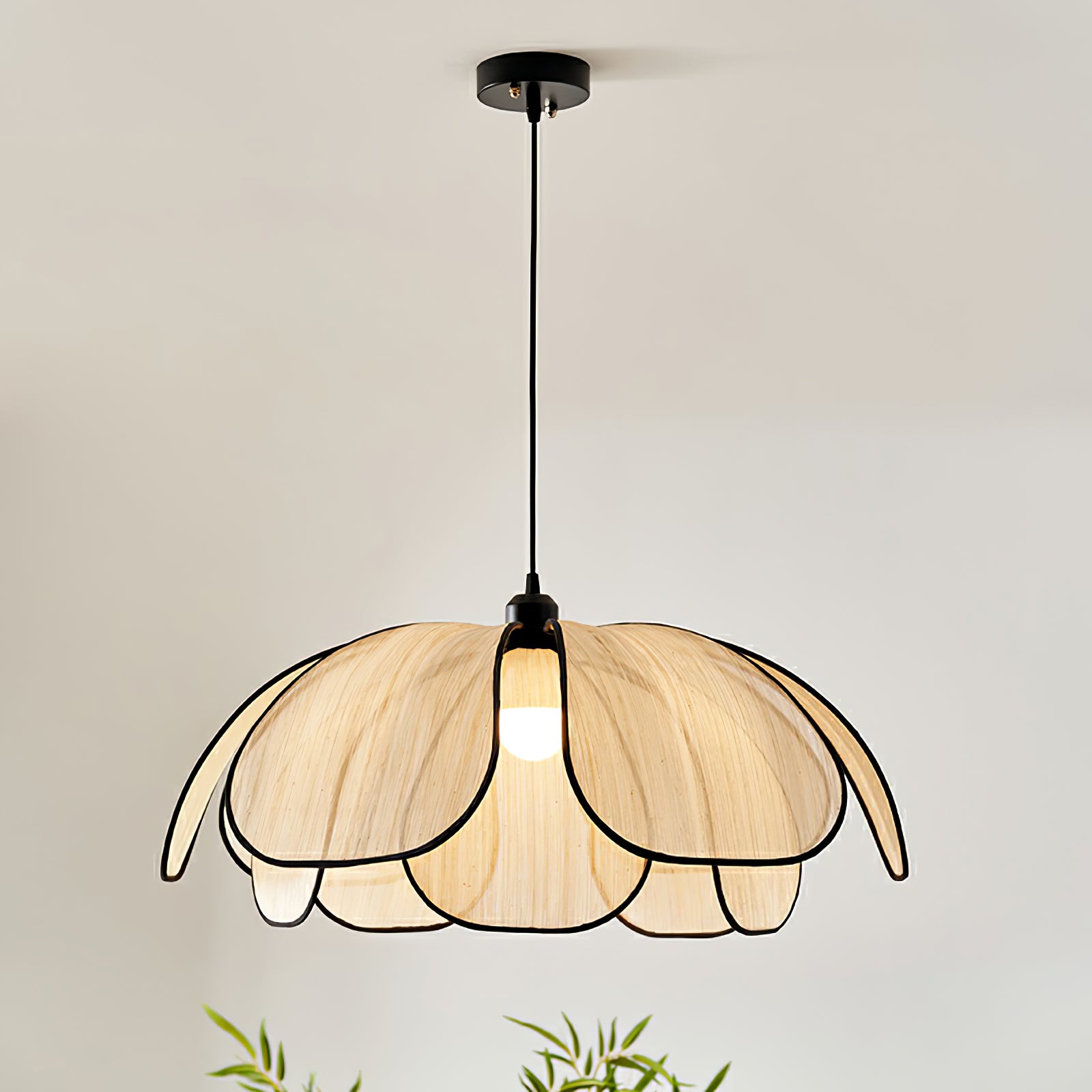 Blossom Leaf Pendant Lamp - Modern Floral Chandelier for Living Room, Bedroom & Dining Room Decor - Elegant Lighting Fixture for Home & Office Spaces