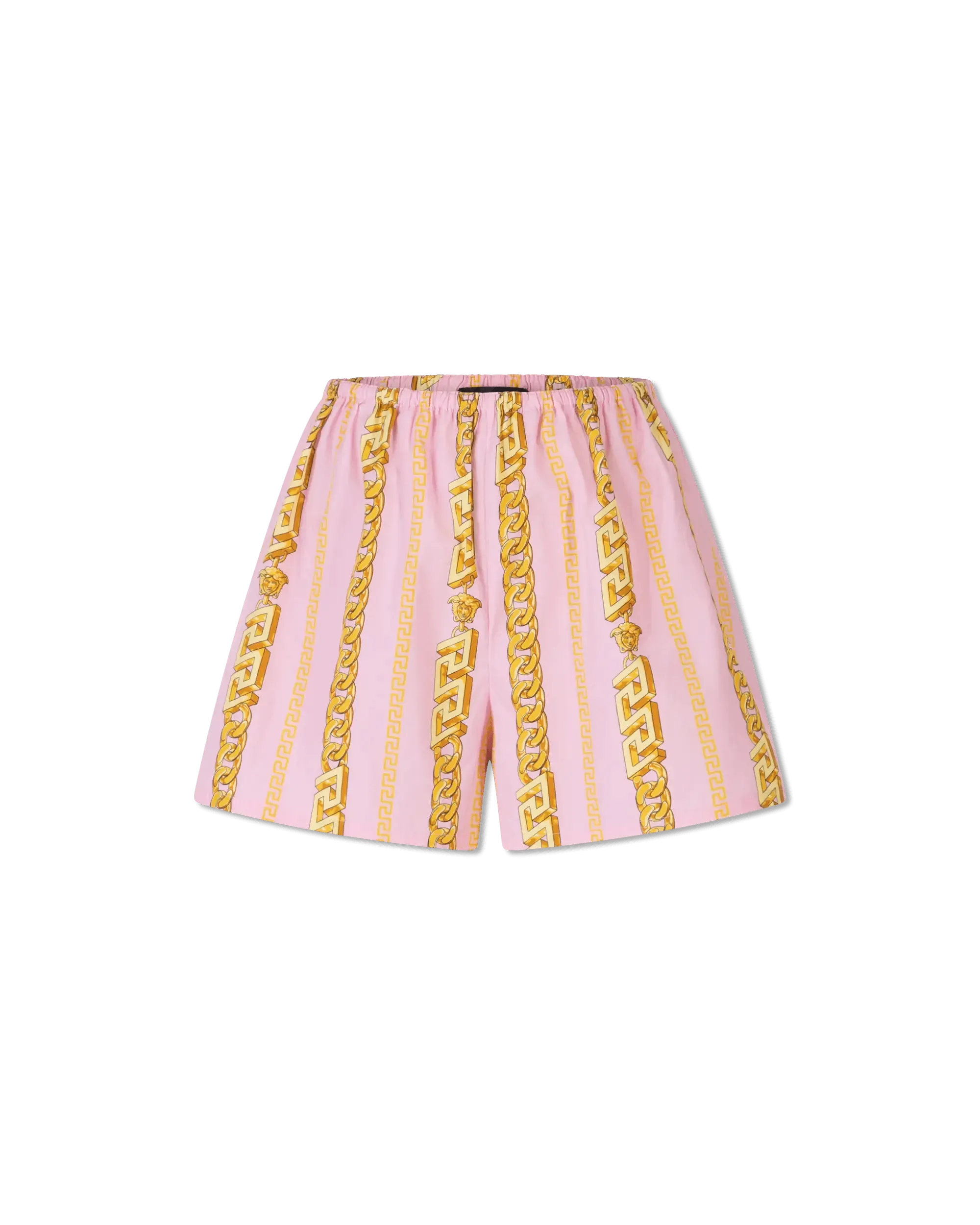 Chain Print Cotton Pajama Shorts for Women - Soft & Comfortable Sleepwear for Summer Nights & Lounge Wear
