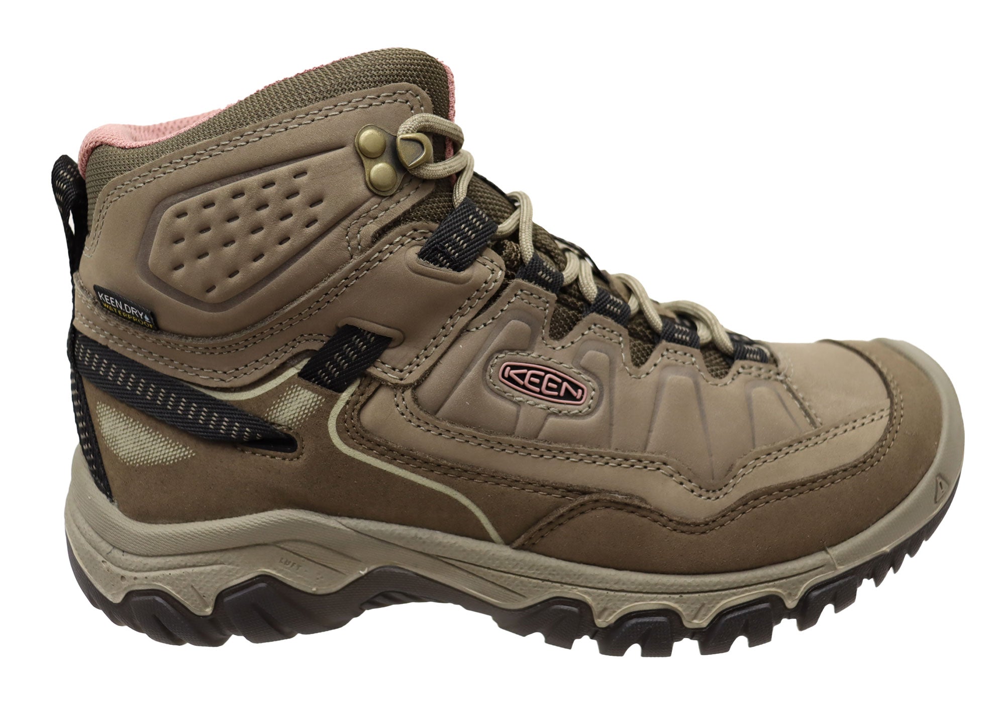 Keen Women's Targhee IV Mid Waterproof Hiking Boots - Comfortable & Durable for Outdoor Adventures, Trail Walking & Backpacking