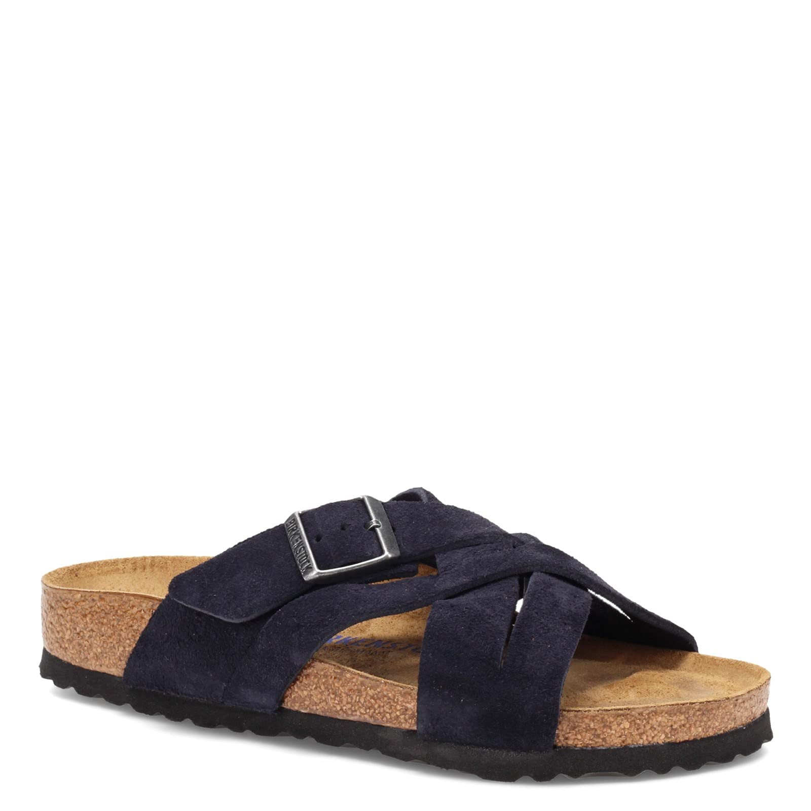 Birkenstock Men's Lugano Soft Footbed Sandals in Tobacco Oil Leather – Comfortable & Durable for Casual Wear, Travel & Outdoor Activities
