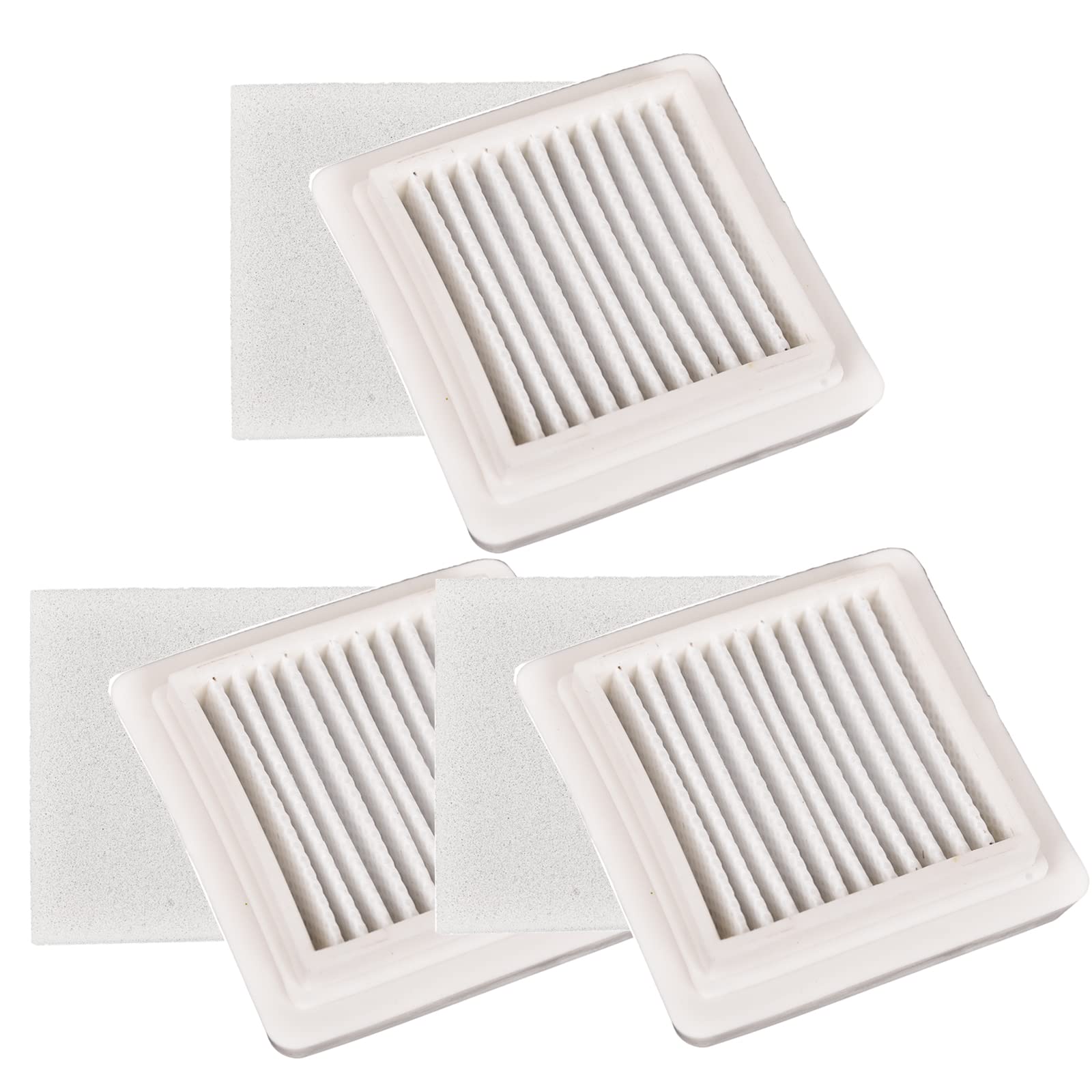 HIFROM 3-Pack A226002030 Air Filter with A226002040 Pre Cleaner - Compatible with Echo SRM-2620, AH262, BRD-2620, C302, M262, PAS-2620, SRM-3020, T262, T302X Lawn Mowers & Trimmers - Replacement Air Filters for Outdoor Power Equipment Maintenance