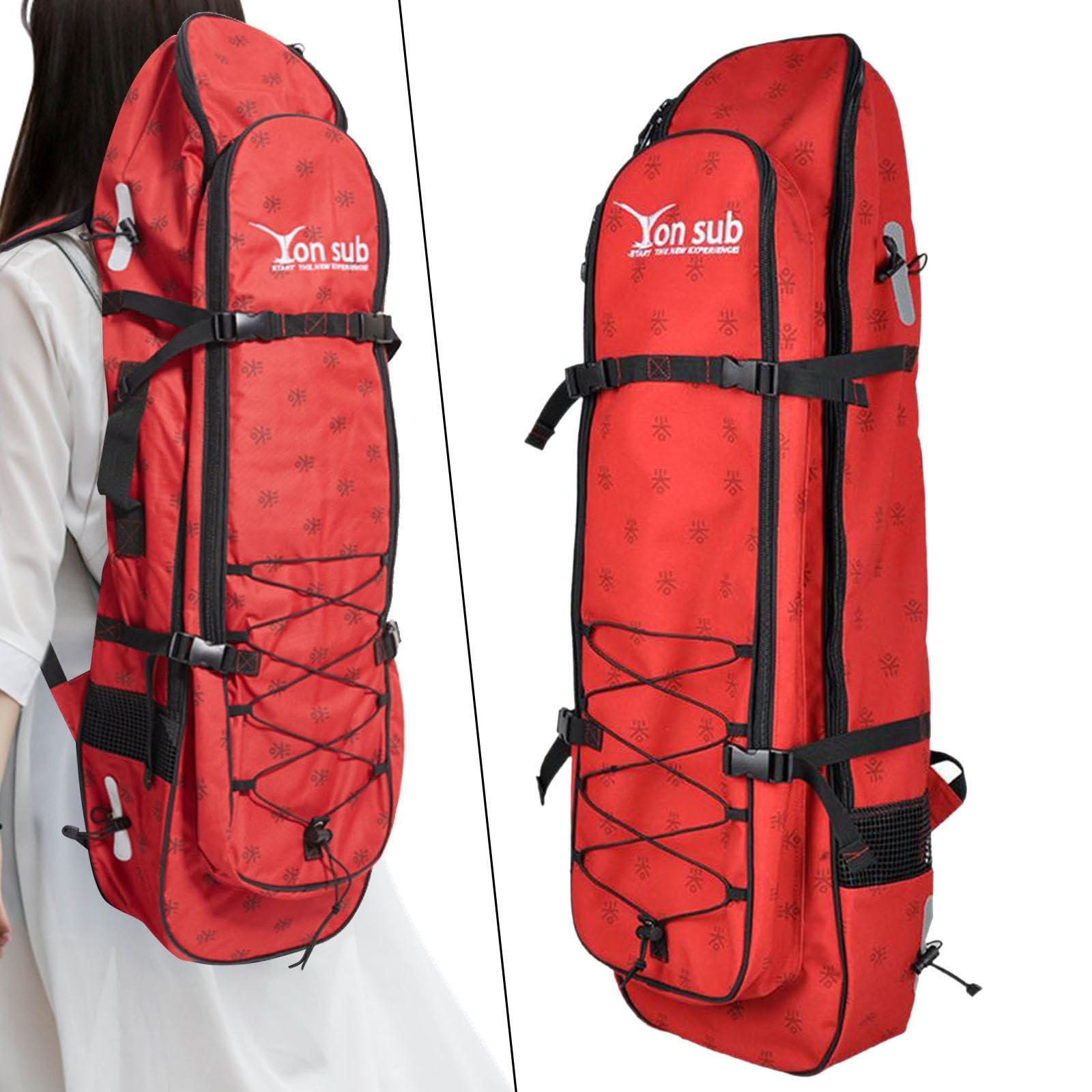 Dive Fin Storage Bag - Portable Snorkel Gear Backpack for Spearfishing & Diving