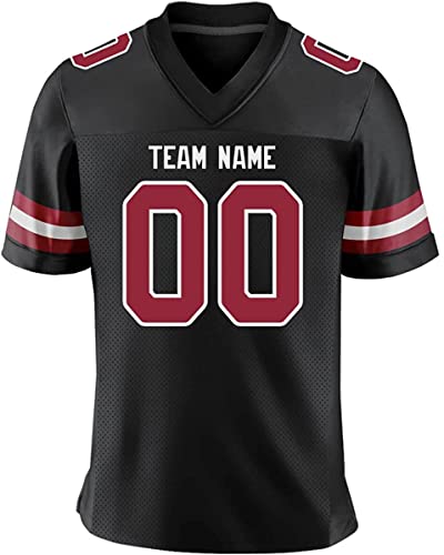 Black Dkred White
