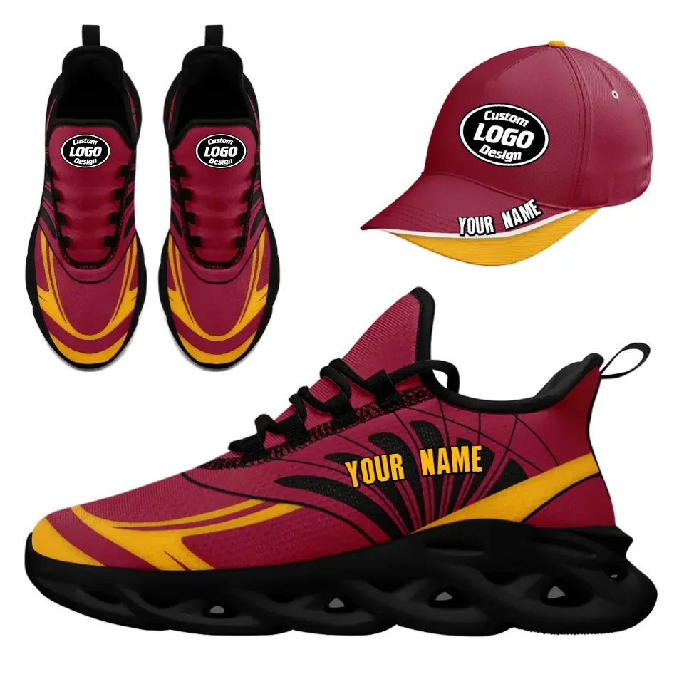 Custom Maxsoul Sneakers & Hat Combo - Personalized Athletic Shoes & Apparel Set for Brand Promotion, Gifts, Fan Festivals & Events | Perfect for Sports Enthusiasts, Corporate Giveaways & Special Occasions