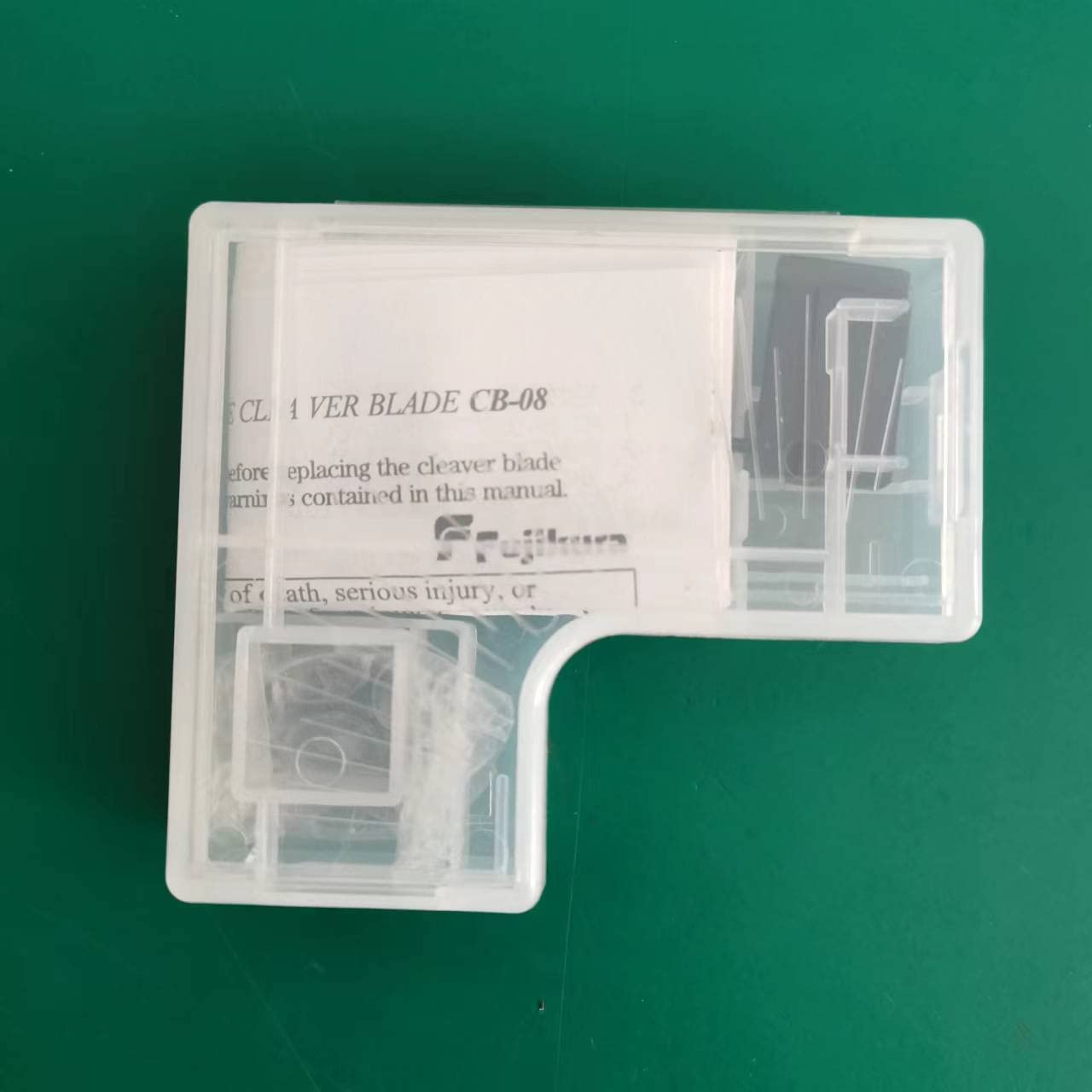 CT-50 CT-58 Fiber Cleaver Replacement Spare Blades CB-08 - Premium Japanese-Made Fiber Optic Cutter Blades (2-Pack) for Precision Splicing & Network Maintenance