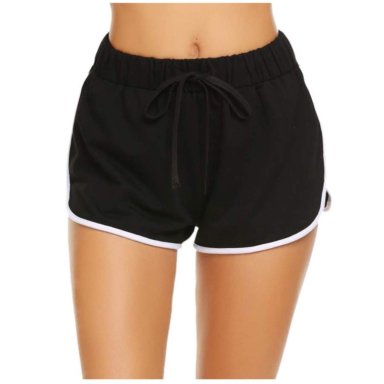 Bblulu Women's High Waisted Running Shorts - Quick Dry Athletic Workout Shorts with Drawstring for Tennis, Gym & Outdoor Sports | Comfortable & Breathable for Active Lifestyles