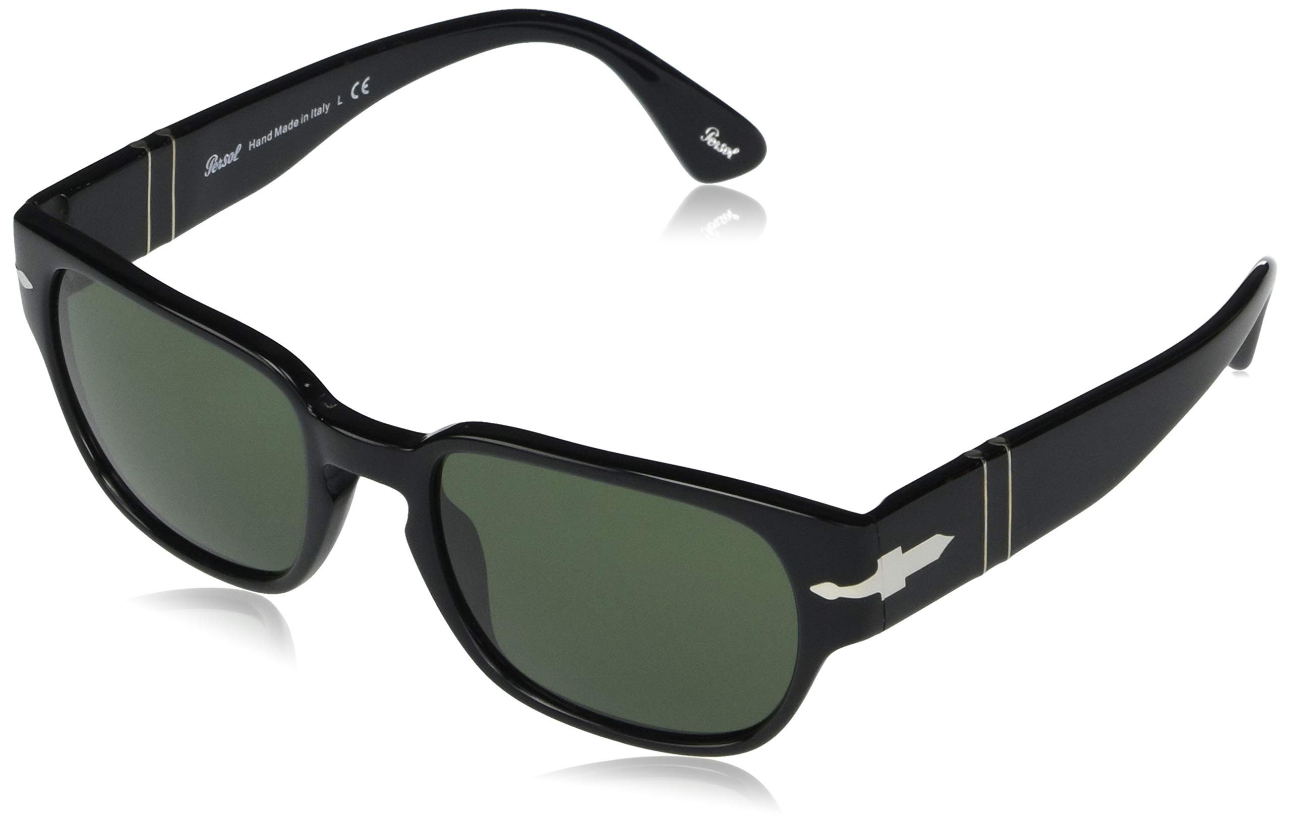 Persol PO3245S Pillow Sunglasses for Men & Women – Polarized UV Protection, Lightweight Comfort, Retro Style – Perfect for Driving, Travel, and Outdoor Activities