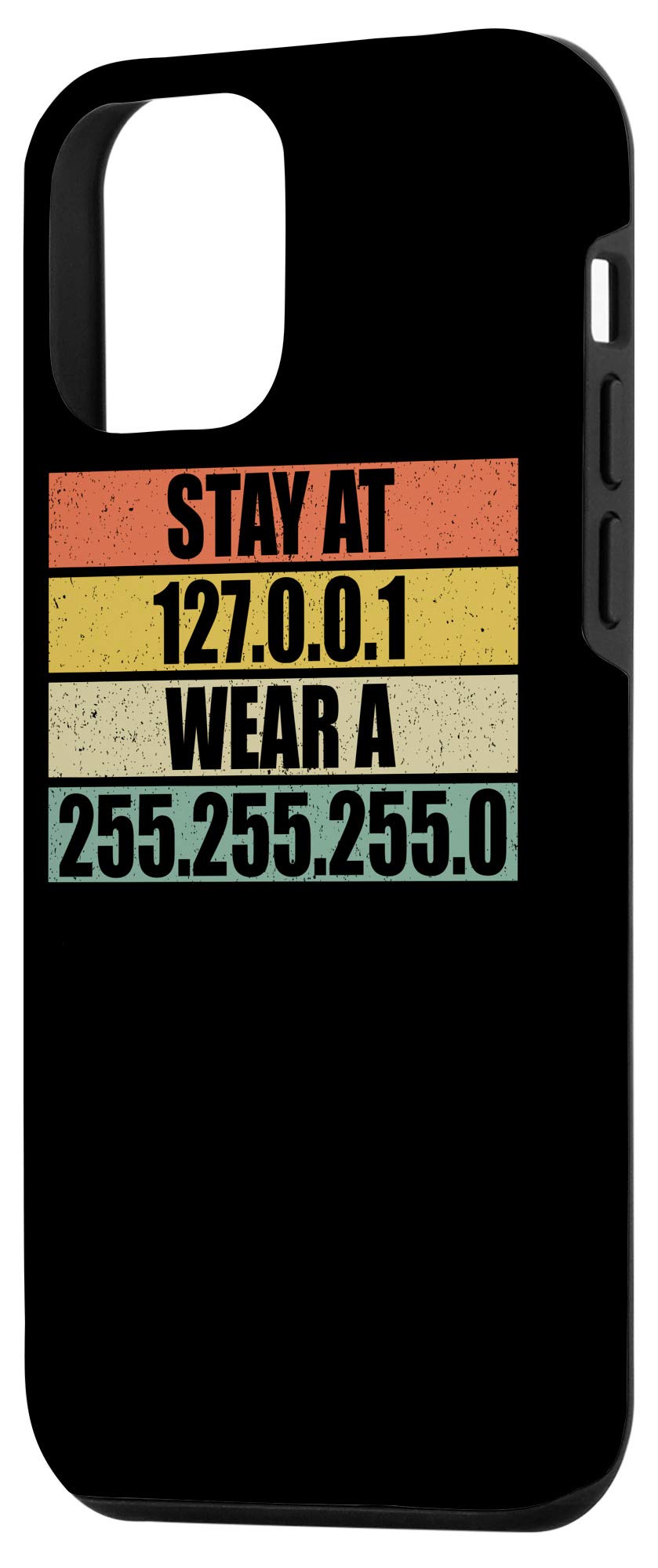 iPhone 12 Mini Case for IT Professionals - Durable Protective Cover with Tech-Inspired 127.0.0.1 & 255.255.255.0 Design - Perfect for Engineers, Programmers & Computer Science Enthusiasts at Work or Home Office