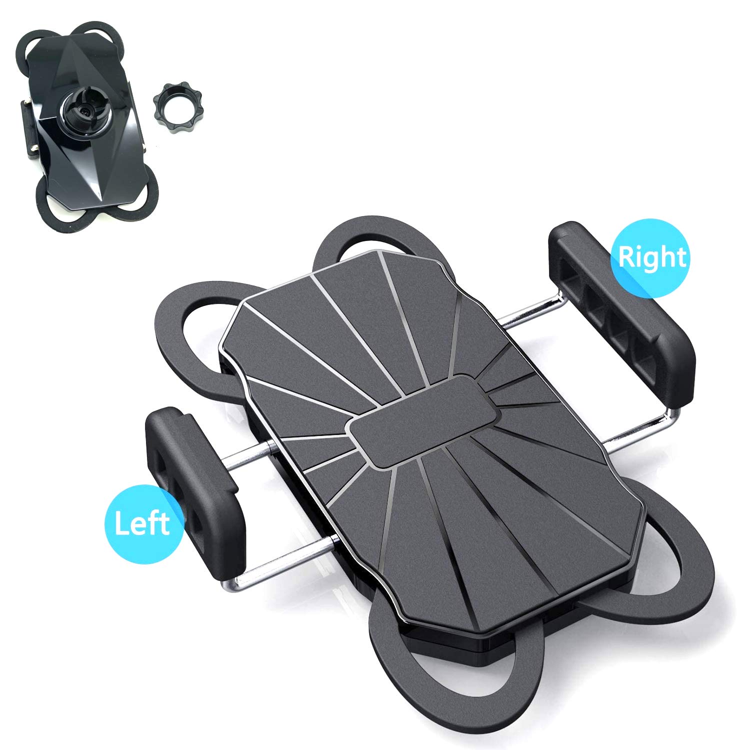 Universal 17mm Ball Socket Smartphone Holder - Compatible with iPhone 15/16 Pro Max, Galaxy S23/S24, Pixel & Garmin DriveSmart GPS - Car Mount for 3.7
