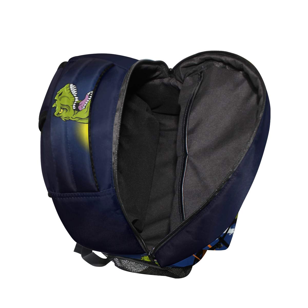 Dinosaur Planet Themed School Backpack - Travel Rucksack Book Bag & Laptop Backpack for College, Work & Casual Use | Lightweight Durable Daypack for Students & Professionals | Perfect for School, Office, Travel & Outdoor Adventures
