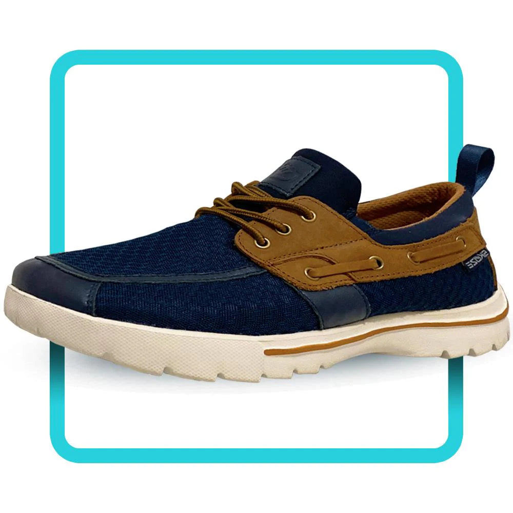 SKUZE Del Marina Stretch Fit Shoes - Comfortable Slip-On Sneakers for Men & Women - Perfect for Walking, Travel, and Casual Wear