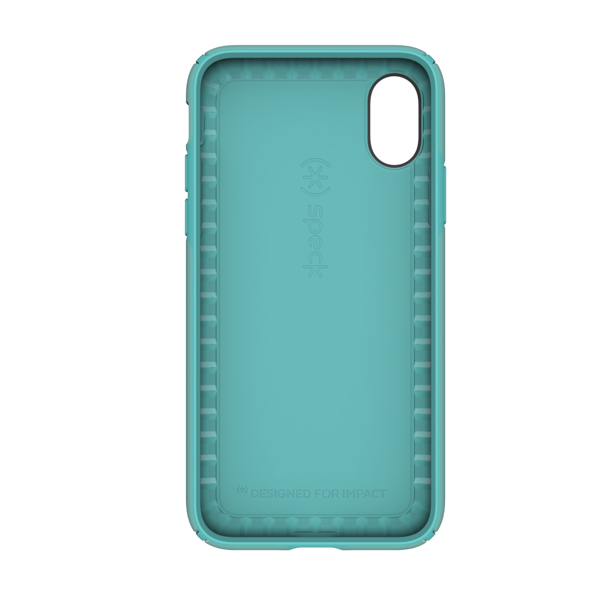 Speck Presidio Metallic iPhone XS/X Case - Peppermint Green & Jewel Teal | Slim Protective Cover with Military-Grade Drop Protection | Perfect for Everyday Use, Travel & Outdoor Activities