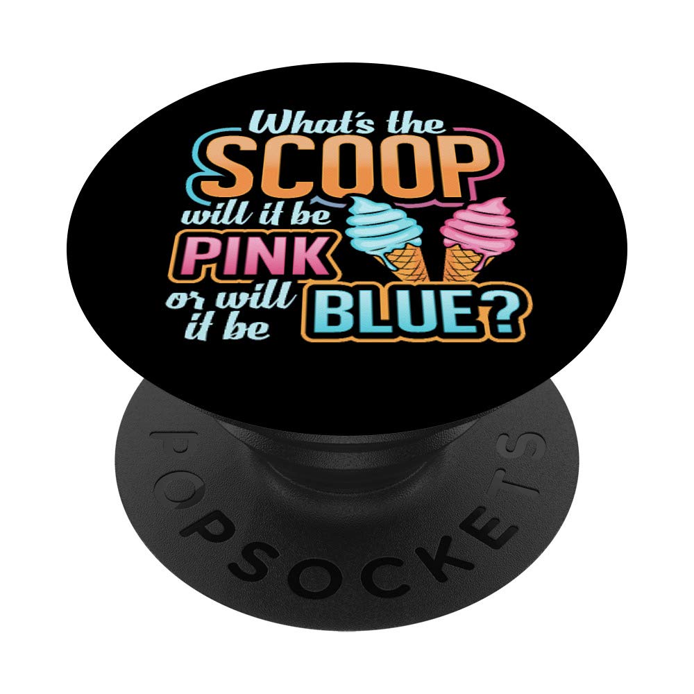 Gender Reveal Baby Party Announcement Gift - Custom PopSockets Phone Grip & Stand for iPhone, Samsung & Tablets - Perfect for Baby Showers, Pregnancy Announcements & New Parent Gifts