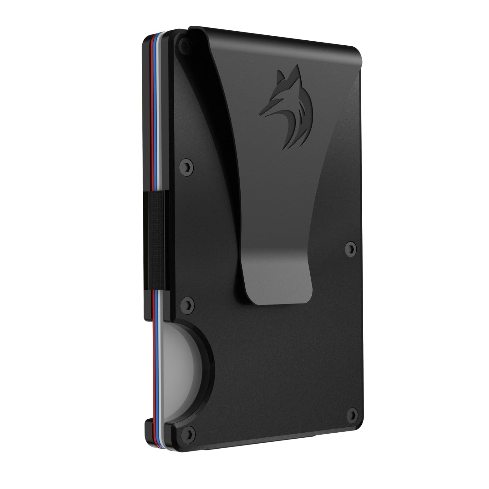 Minimalist RFID Blocking Metal Wallet for Men - Slim Credit Card Holder with Money Clip | Front Pocket Wallet (Obsidian) - Perfect for Travel, Business & Everyday Use