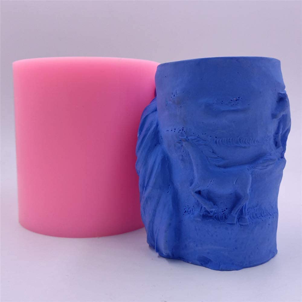 DIY 3D Horse Silicone Candle Mold - Animal Wax Molds for Scented Candles, Resin, Epoxy & Gypsum Crafts - Perfect for Candle Making, Home Decor & DIY Gifts