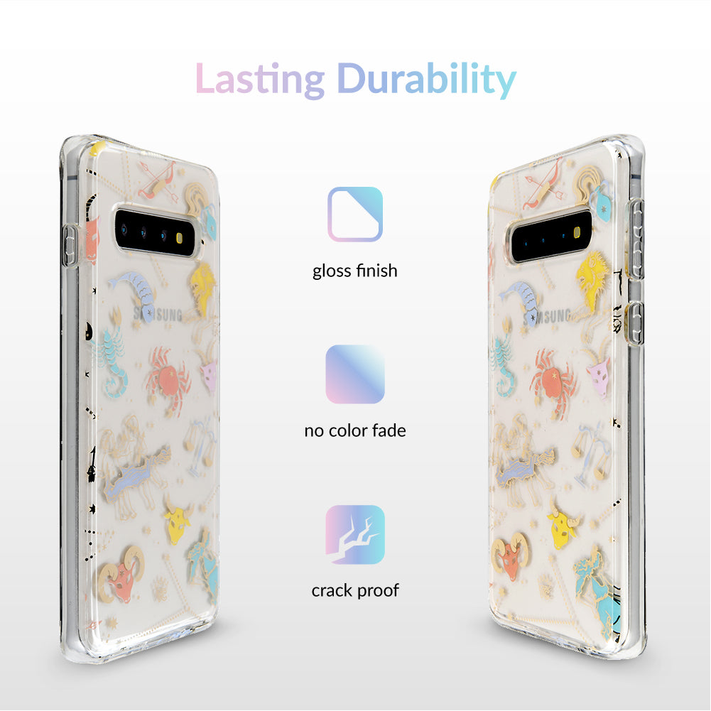 Zodiac Clear Protective Case for Samsung Galaxy - Stylish & Durable Phone Cover for Everyday Use & Travel