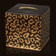 Leopard Print Tissue Box Cover - Decorative DAC25 for Living Room, Bathroom & Office