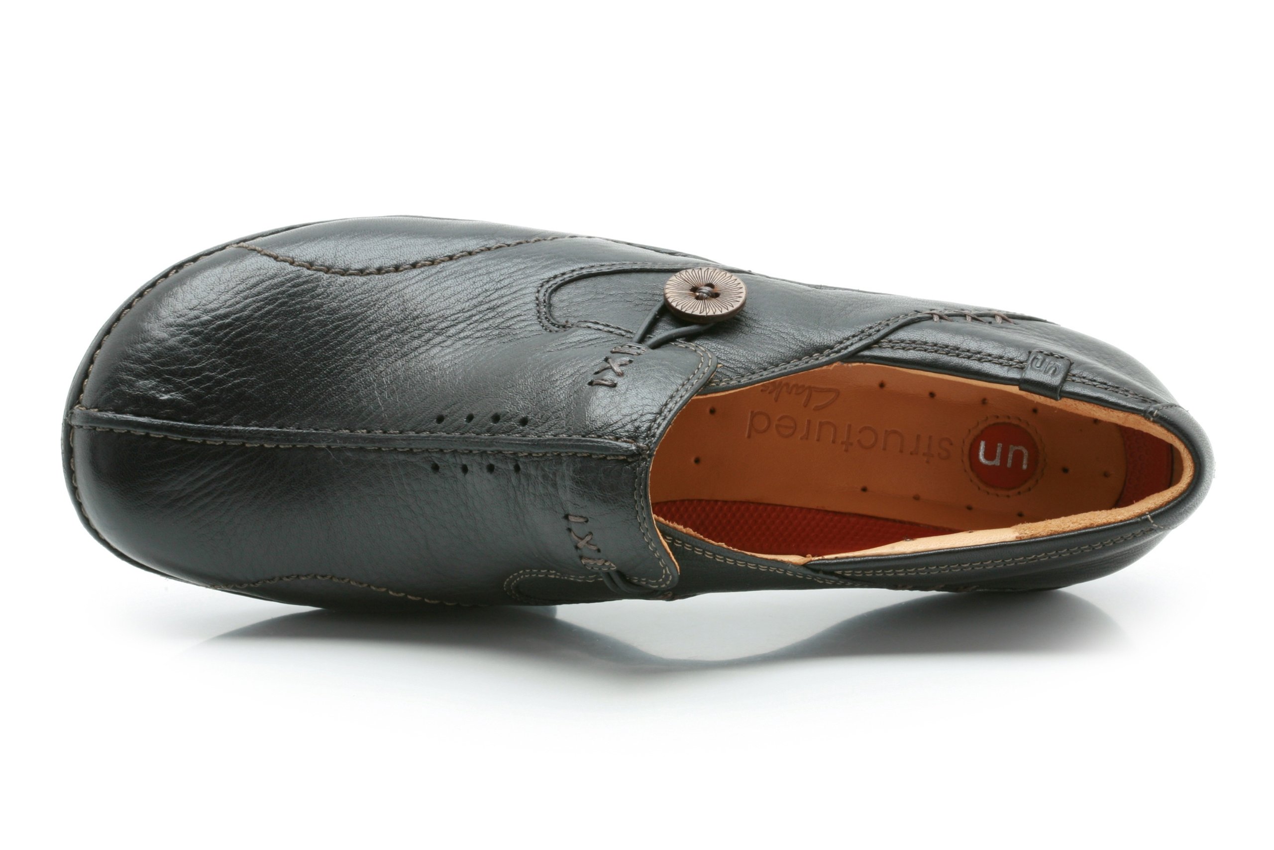 Clarks Women's Comfortable Leather Moccasin Loafers - Slip-On Casual Shoes for Work, Travel & Everyday Wear