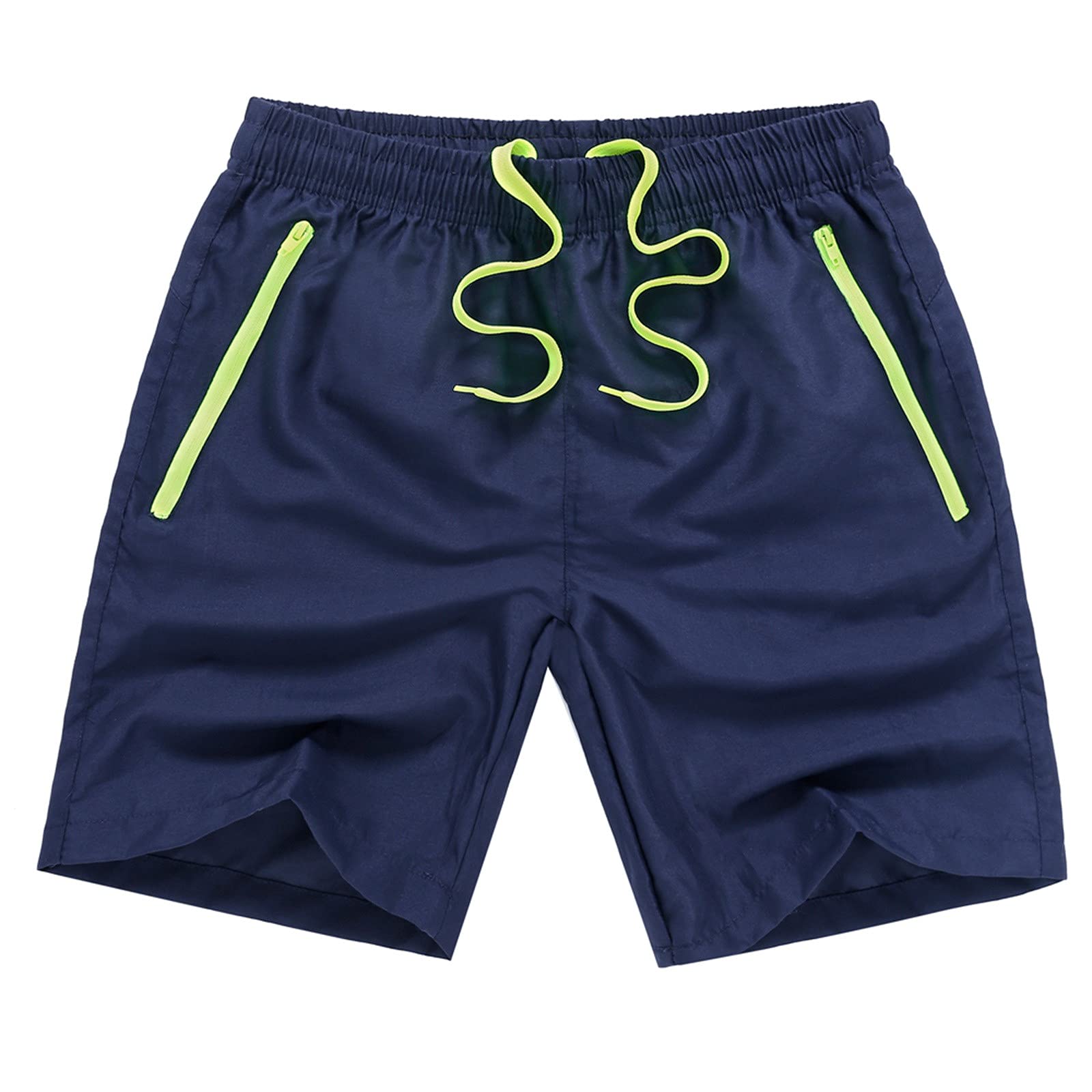 Men's Color Matching Shorts - Graphic Summer Hip Hop Beach Joggers Cotton Pleated Shorts for Casual Wear, Gym & Outdoor Activities