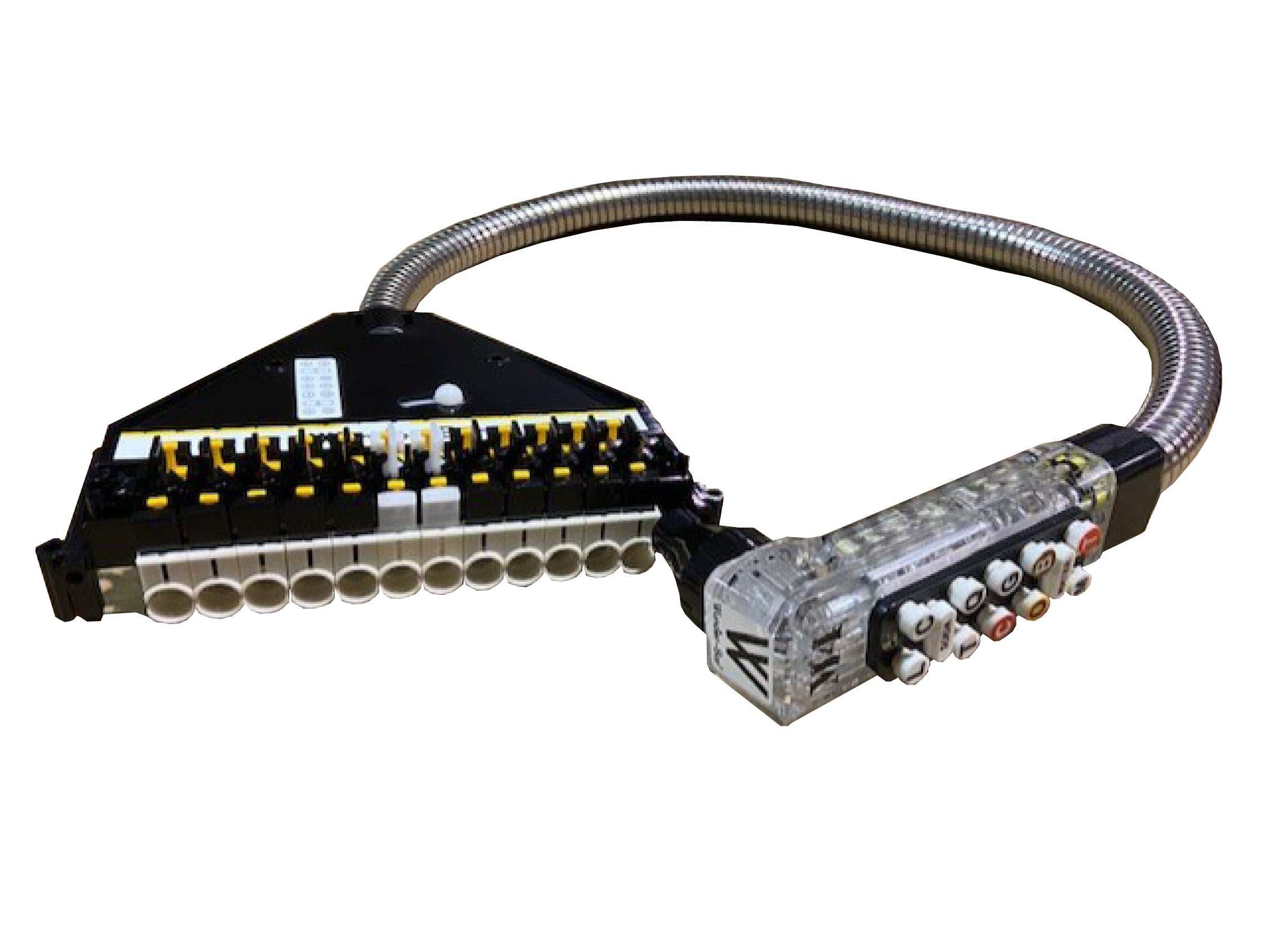 Wunderbar M4 12-Button Black Bargun with Standard Manifold - Perfect for Industrial Automation & Pneumatic Control Systems