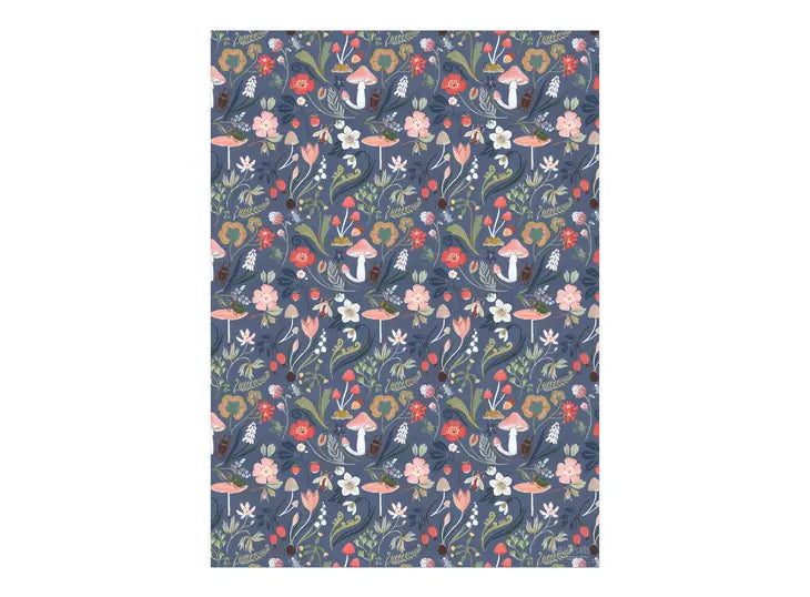 Premium Forest Blue Gift Wrapping Paper - Elegant Present Wrapping for Birthdays, Weddings & Holidays - Eco-Friendly Kraft Paper for DIY Crafts & Gift Box Decorating