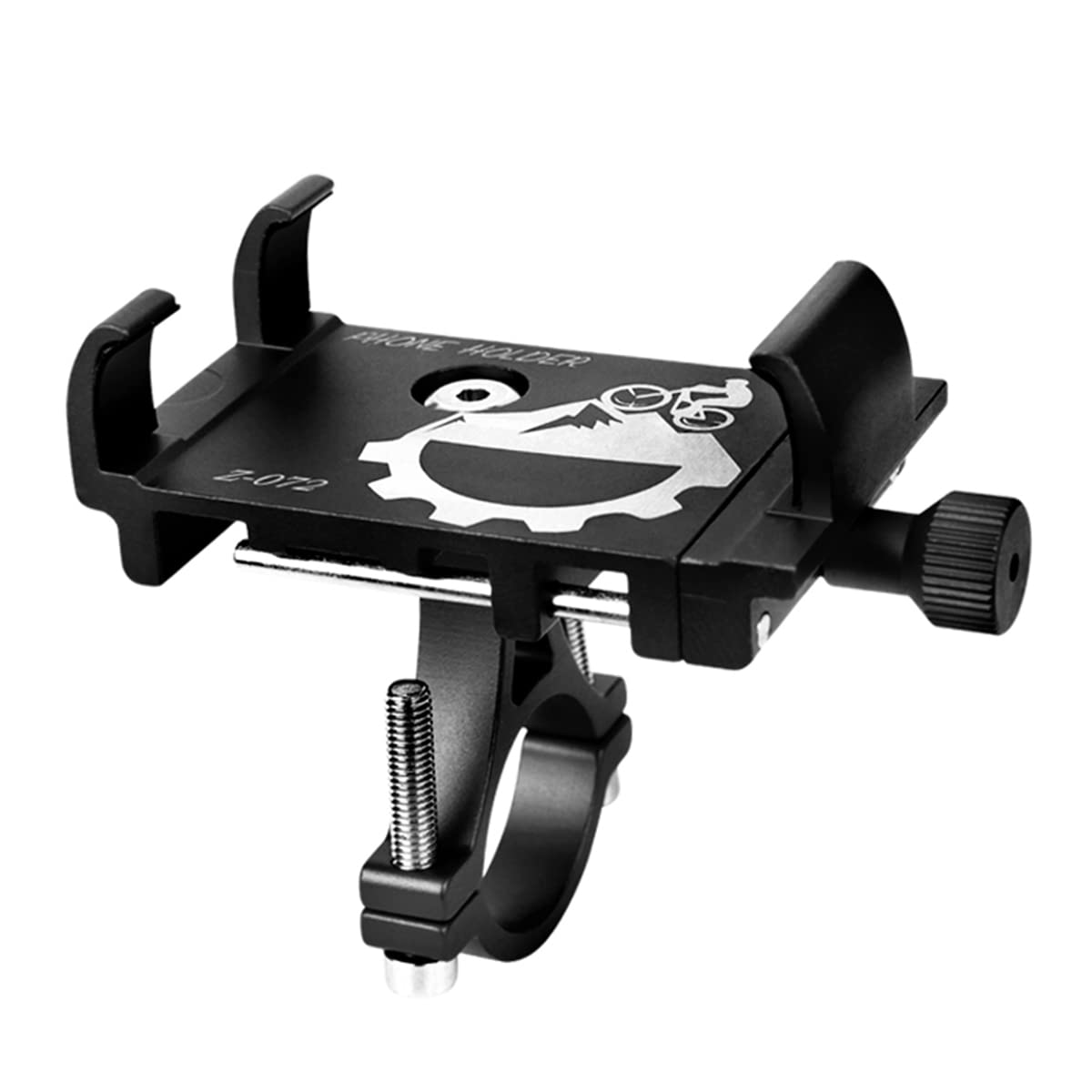 Universal Bike Phone Mount - Aluminum Alloy Handlebar Holder for Bicycle & Motorcycle | Secure Phone Stand Bracket for iPhone, Samsung & Smartphones | Perfect for Cycling, Commuting & Outdoor Adventures