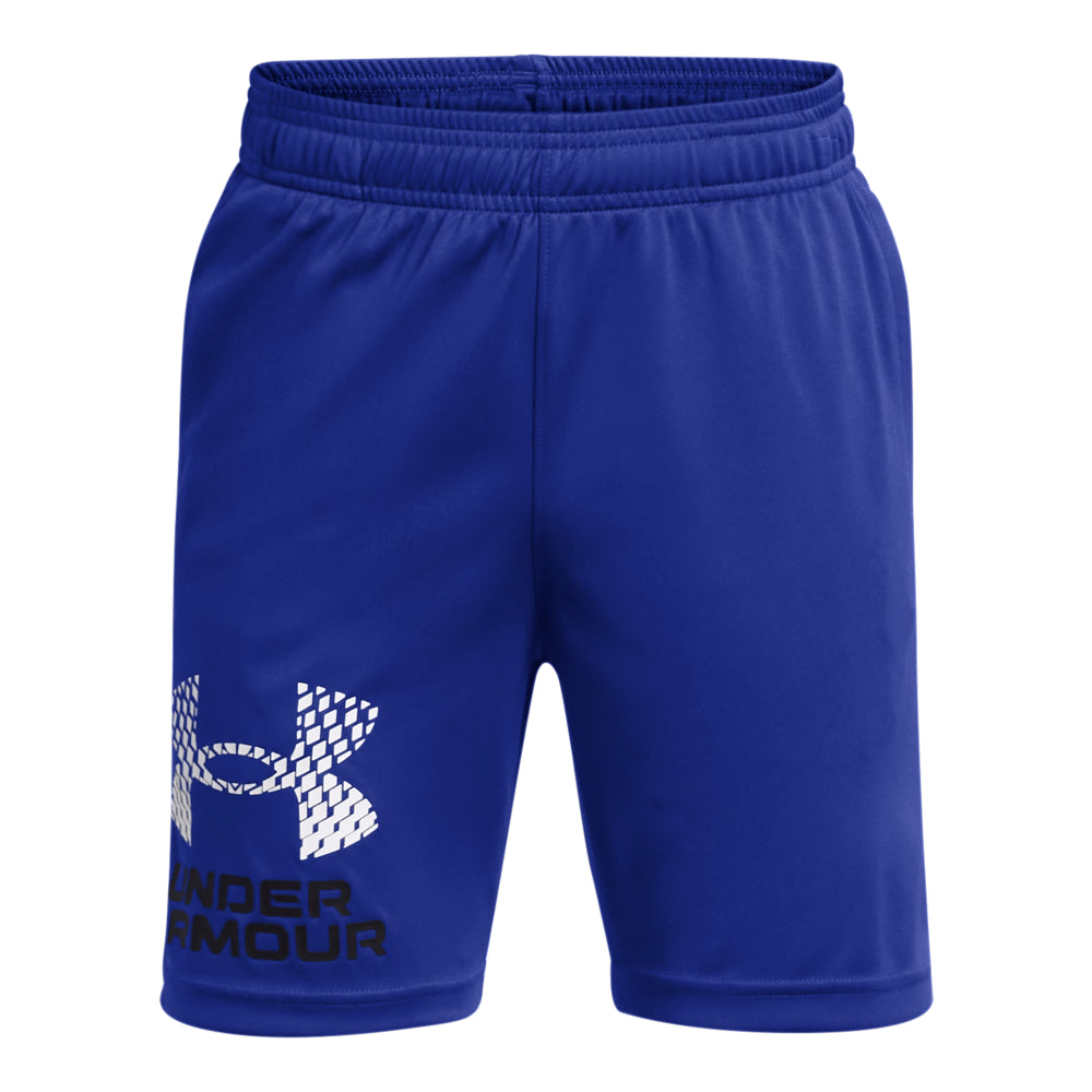 Under Armour Boys' Tech Logo Shorts - Moisture-Wicking Youth Athletic Shorts for Running, Training & Sports | Comfortable & Lightweight