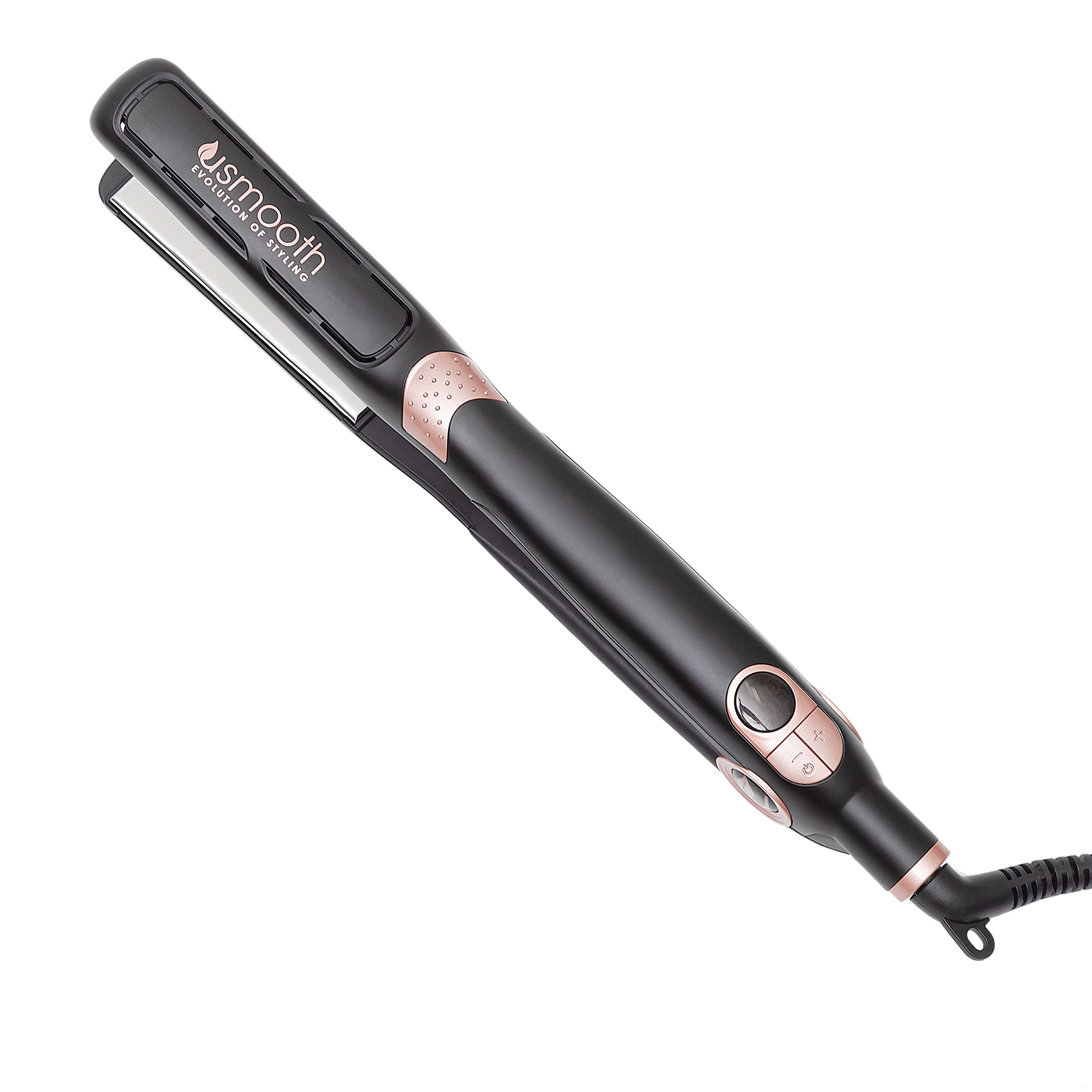 USmooth 1 Inch Professional Hair Straightener & Styling Iron - Salon Quality Flat Iron for Smooth, Shiny Hair at Home or Travel