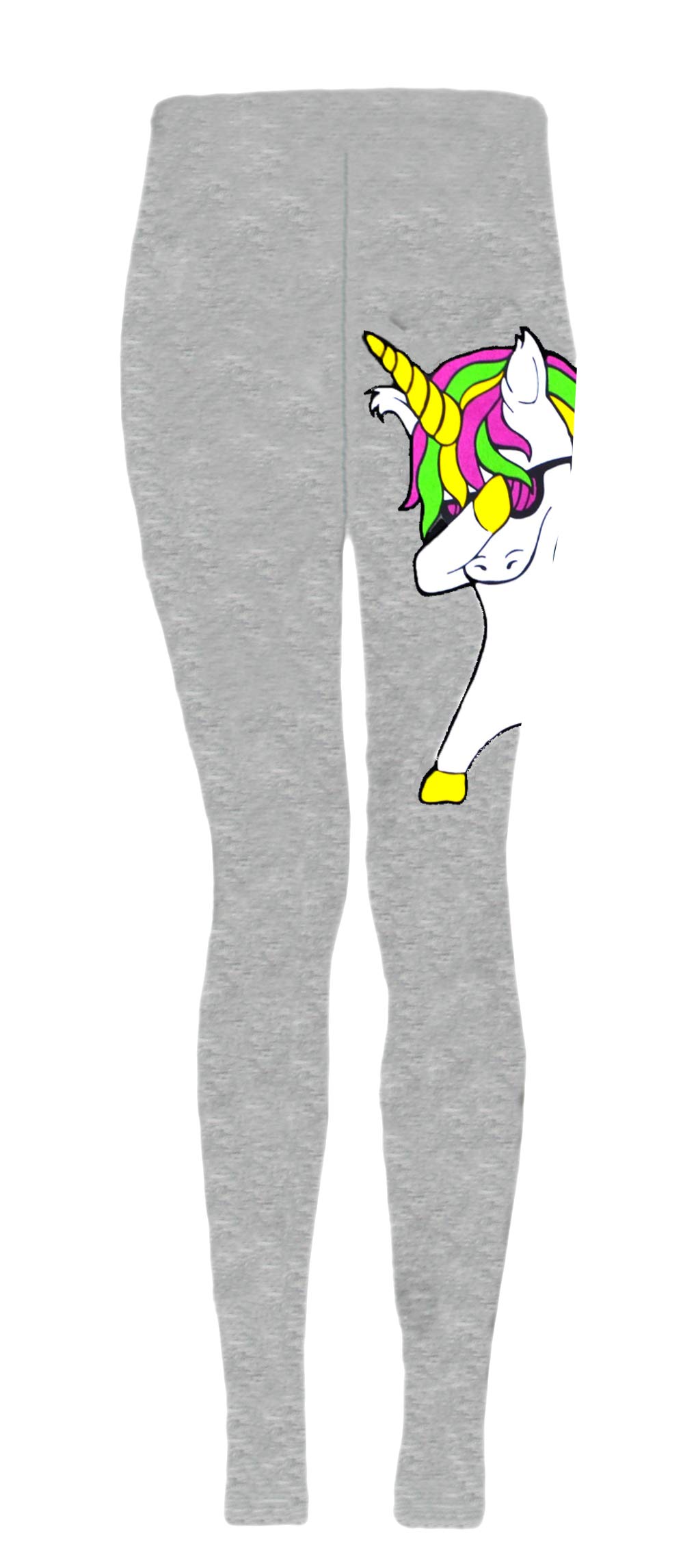 Girls Unicorn Dabbing Graphic Tee & Dance Leggings Set - Cute Casual Outfit for School, Parties & TikTok Dance Videos