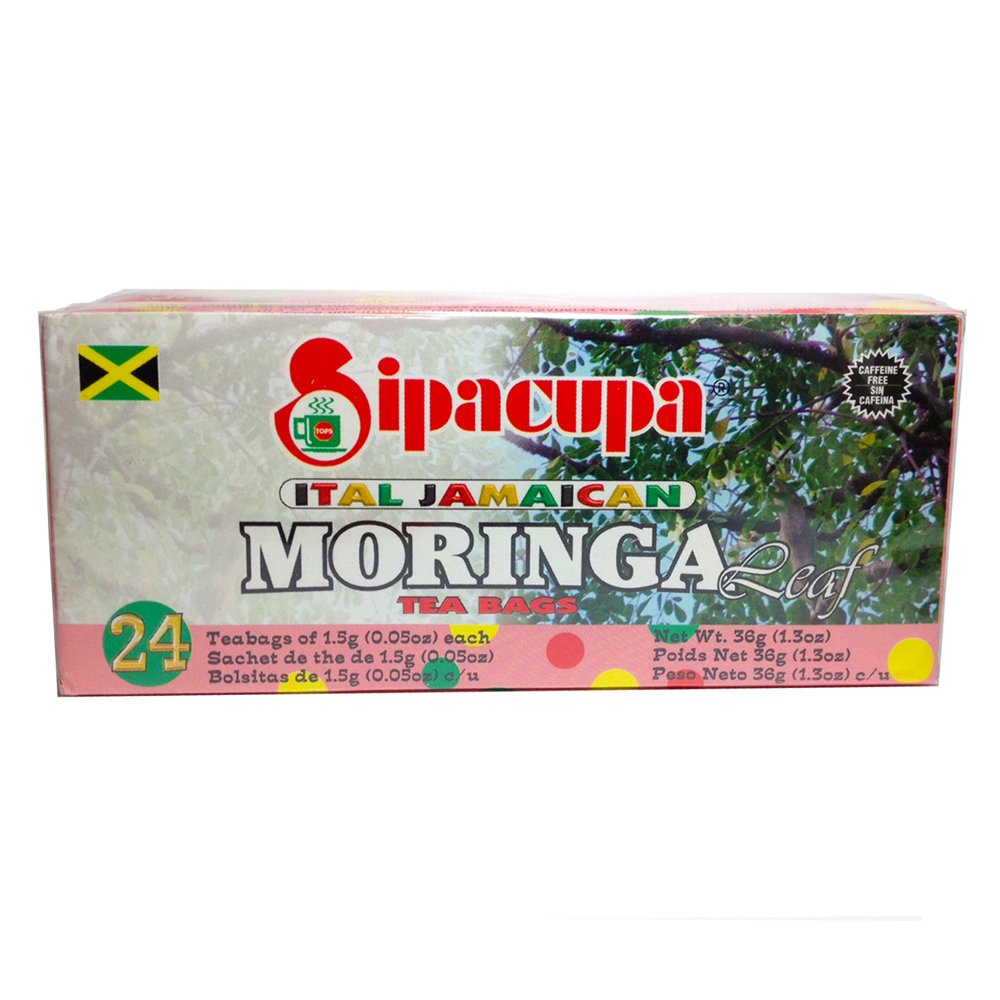 Organic Jamaican Moringa Leaf Tea - 100% Pure Dried Leaves | Immune Booster, Energy & Detox Tea | Perfect for Morning Wellness & Evening Relaxation