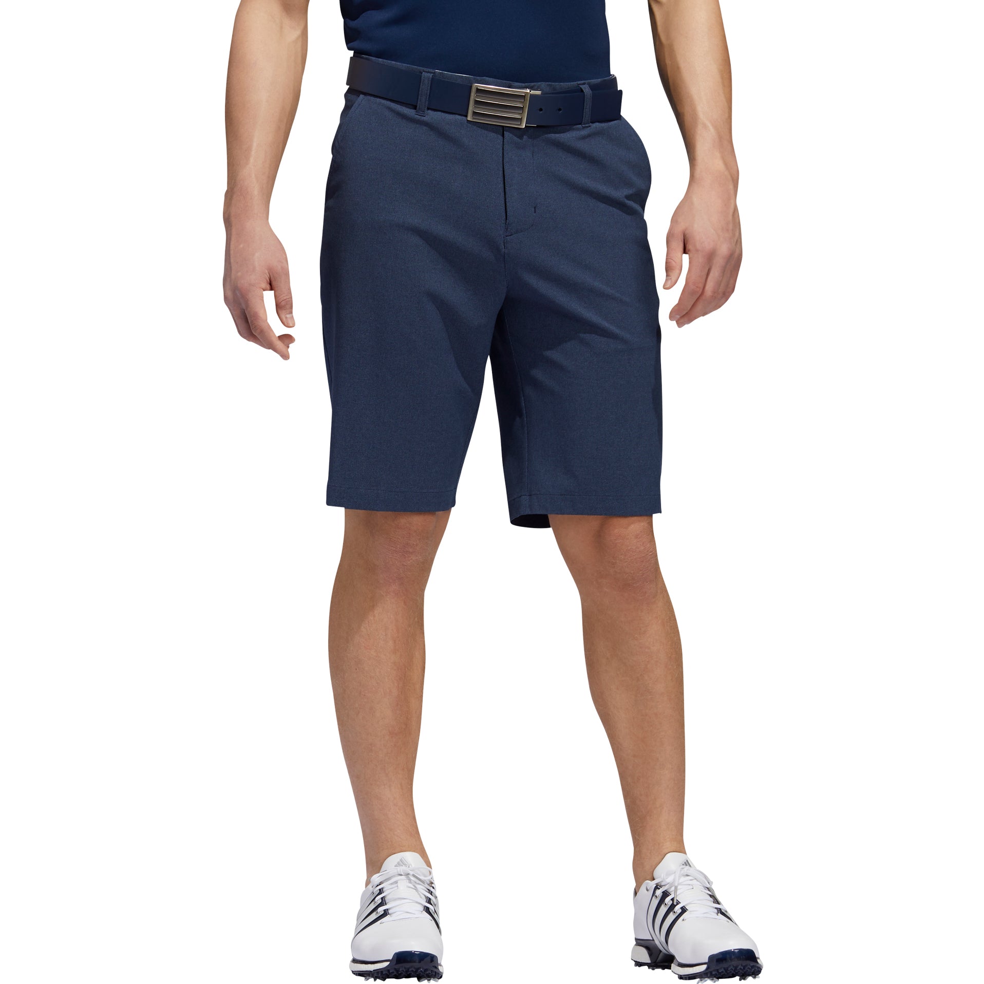 Adidas Ultimate Club Novelty Pinstripe 10.5 Inch Navy Blue Men's Golf Shorts - Comfortable & Stylish for Golfing & Casual Wear
