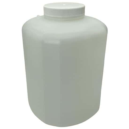 Cole-Parmer AO-06046-20 F109060010 10L HDPE Wide-Mouth Jar - High-Density Polyethylene Chemical Storage Container for Lab, Industrial & Home Use - Perfect for Storing Chemicals, Solvents & Liquids Safely