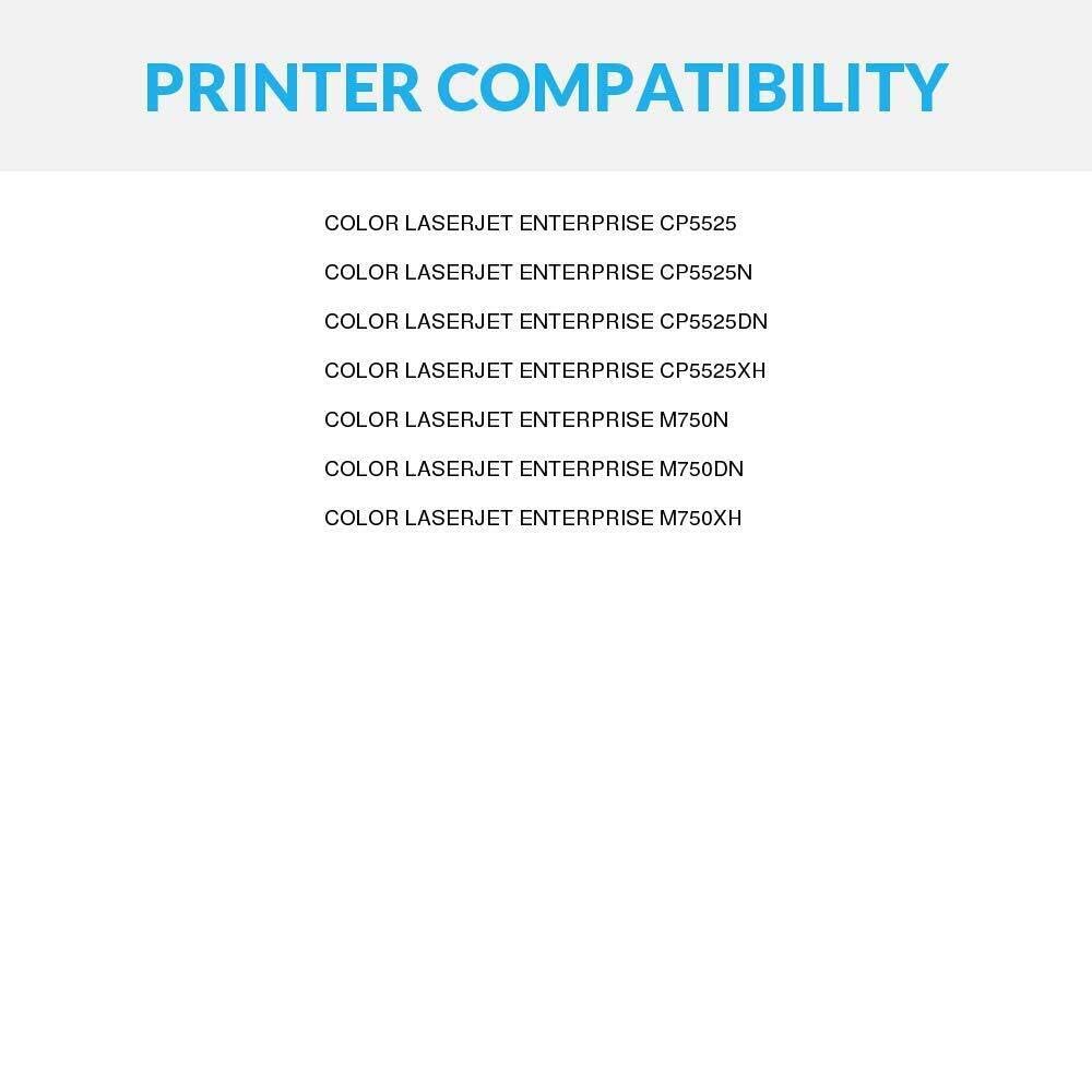High-Quality Speedy Inks Remanufactured Toner Cartridge Replacement for HP 650A CE271A (Cyan) | Compatible with HP Color LaserJet Enterprise CP5525 Printer | Perfect for Office Printing & Professional Documents