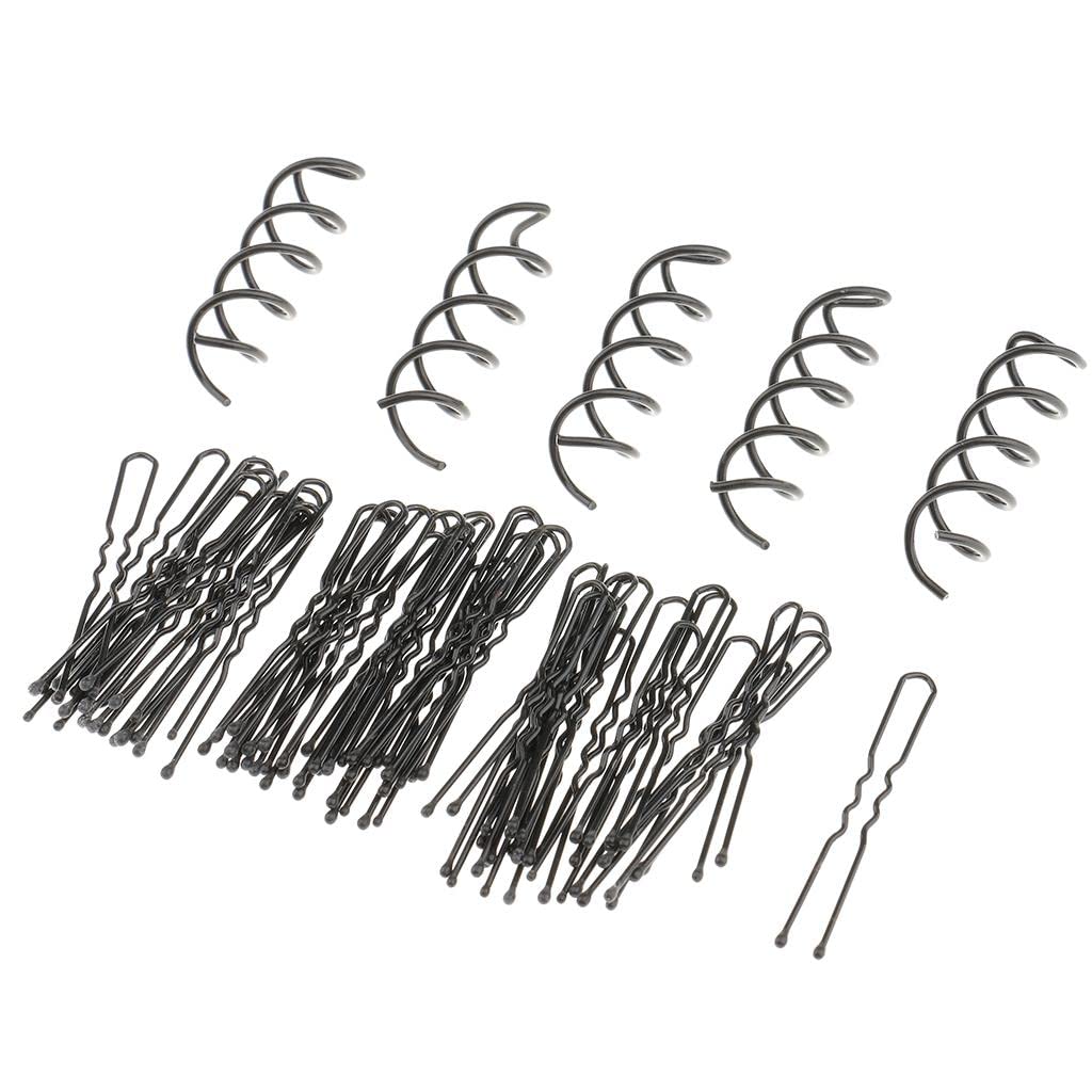 Barenx DIY Big Hair Bun Maker - Elastic Hair Pins & Clips for Thick Hair - Perfect for Updos, Ponytails & Party Hairstyles