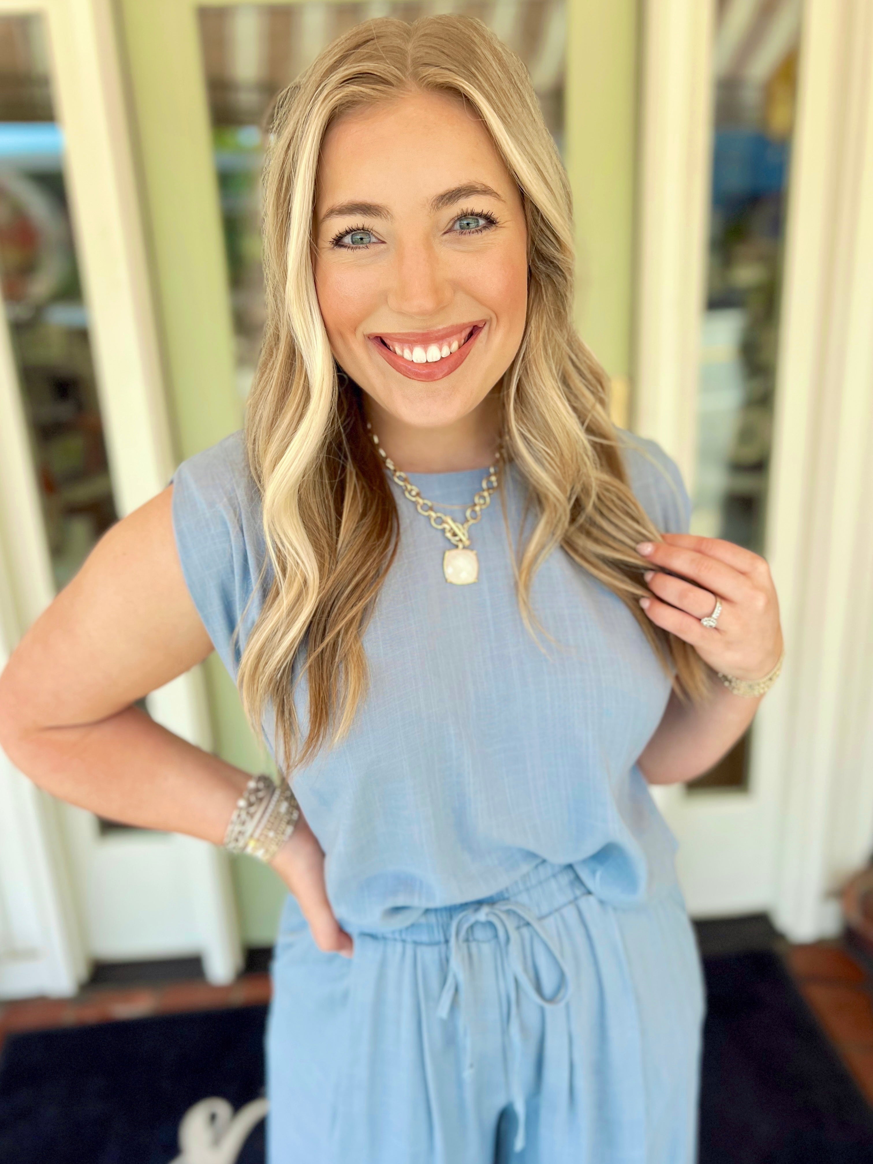 Got Me Thinking Top - Stylish Women's Casual T-Shirt for Everyday Wear | Perfect for Outings, Dates & Relaxing at Home