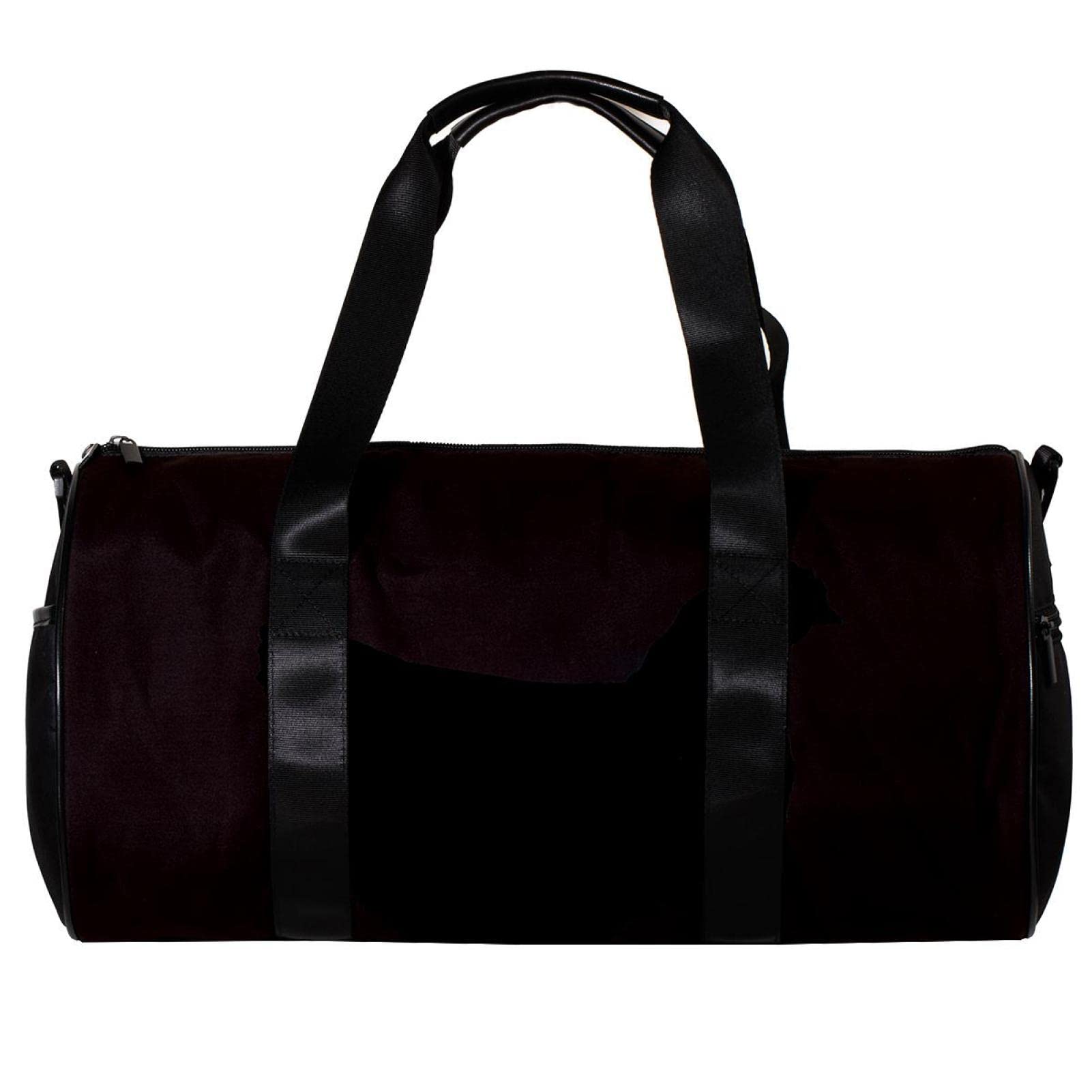 Gym Duffle Bag for Men & Women - Large Overnight Weekender Travel Bag with Shoe Compartment - Light Grey Sports Duffel for Gym, Workout, Travel & Weekend Getaways