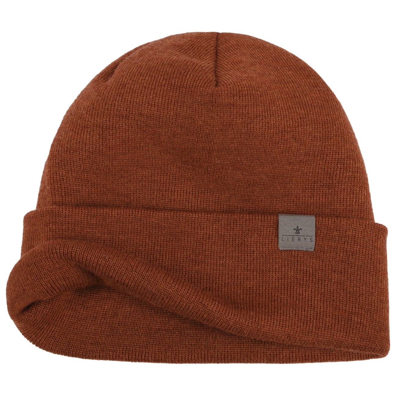Lierys Premium Merino Wool Knit Beanie with Foldable Cuff - Warm Winter Hat for Men & Women - Perfect for Skiing, Hiking, and Outdoor Activities