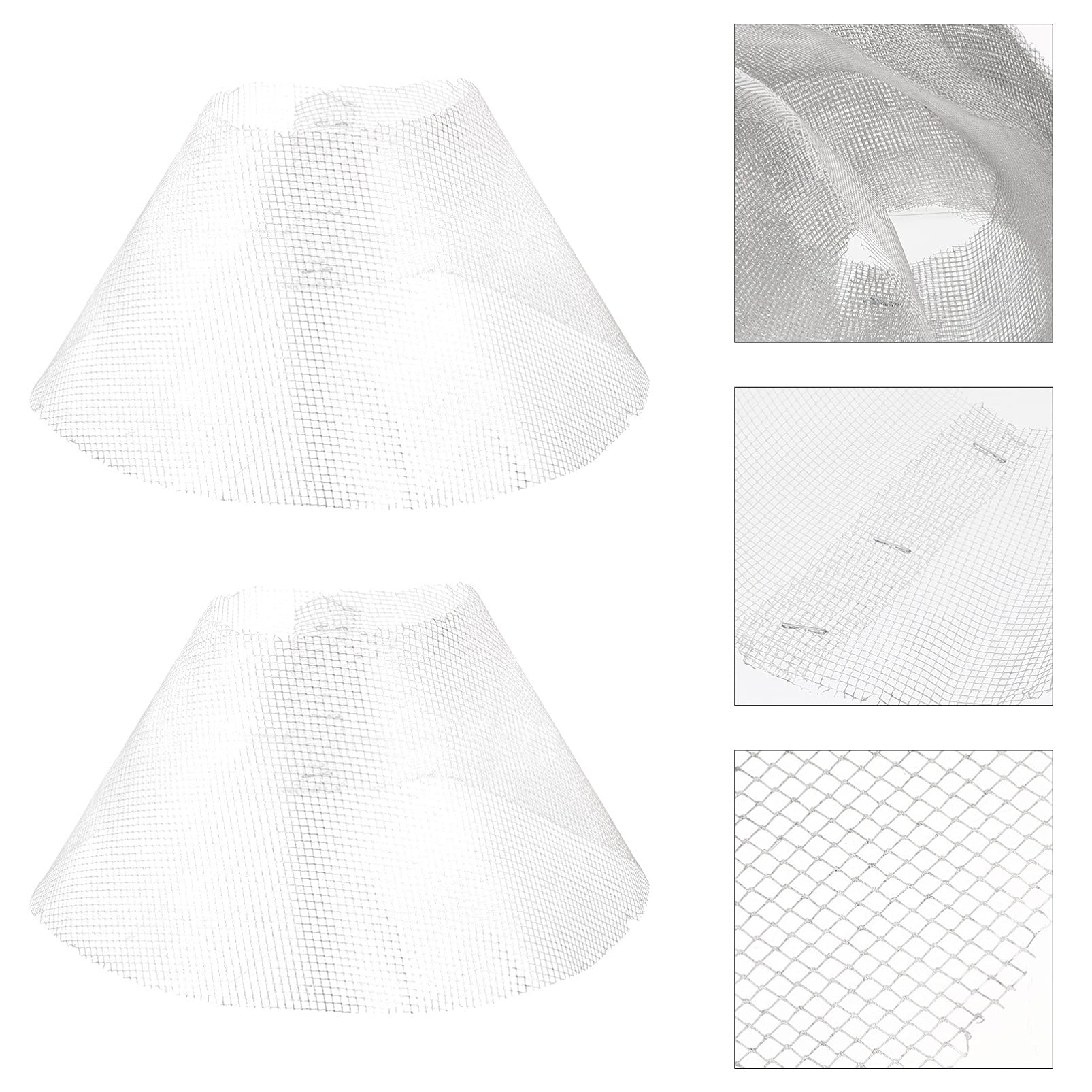 10-Pack Range Hood Grease Filters - Stainless Steel Mesh Kitchen Vent Hood Replacement Filters for Oil & Smoke Protection - Perfect for Home Kitchens, Restaurants & Commercial Cooking Areas
