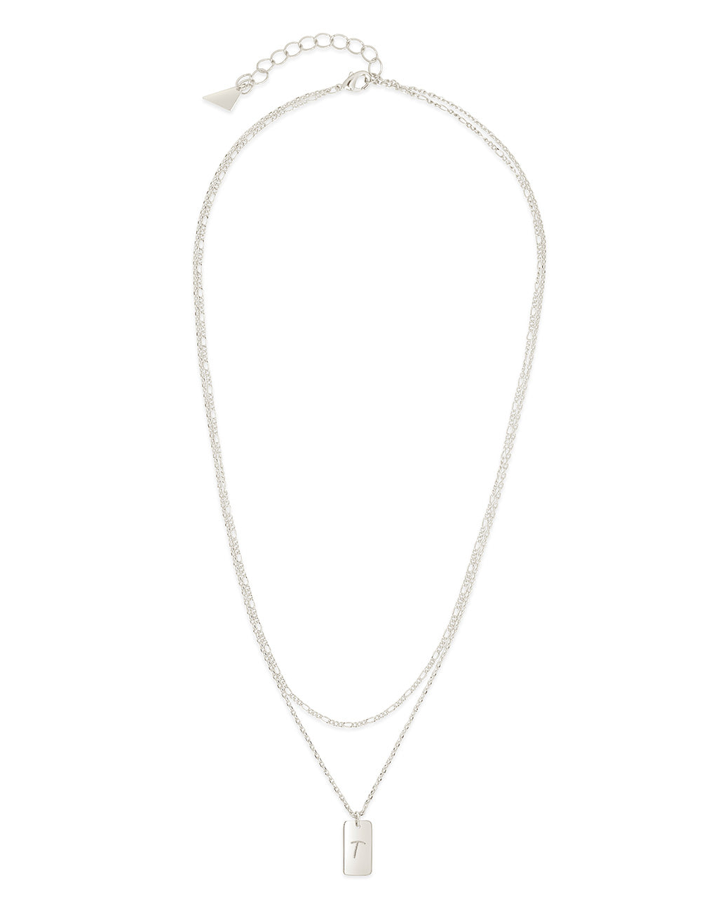 Layered Chain Necklace for Women - Initial Pendant Necklace, Dainty Gold & Silver Jewelry Gift for Her - Perfect for Everyday Wear, Date Night & Special Occasions