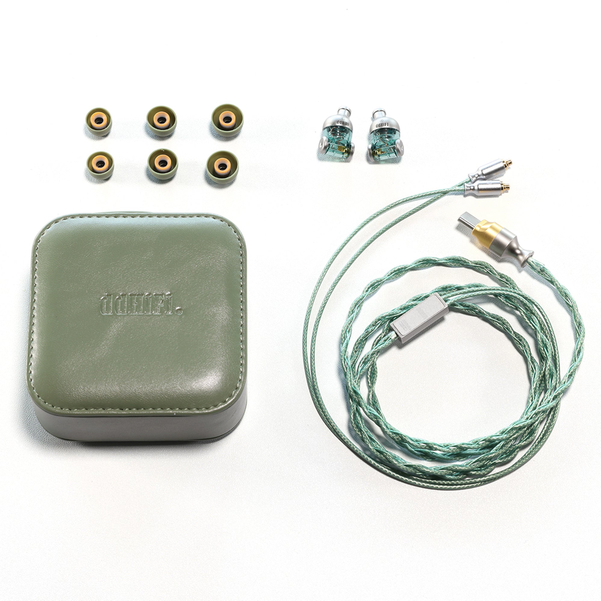 ddHiFi E2023S Janus3 HiFi Earphones with USB-C DAC Cable - Premium Sound for Audiophiles, Travel, and Studio Use