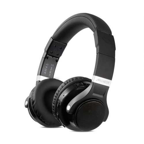 ARCHEER AH45 Wireless Bluetooth Headphones with Built-in Speaker - Comfortable Over-Ear Headset for iPhone, Android, Smartphones & Tablets - Perfect for Gaming, Music & Online Classes