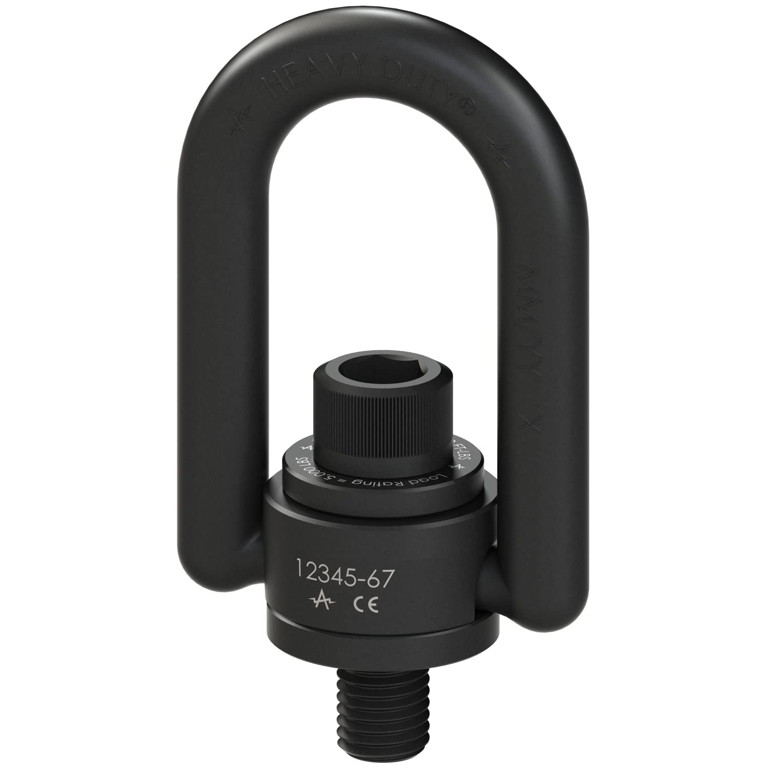4500 Kg 38mm Metric Hoist Rings - Heavy Duty Lifting Hardware for Construction, Rigging & Industrial Applications