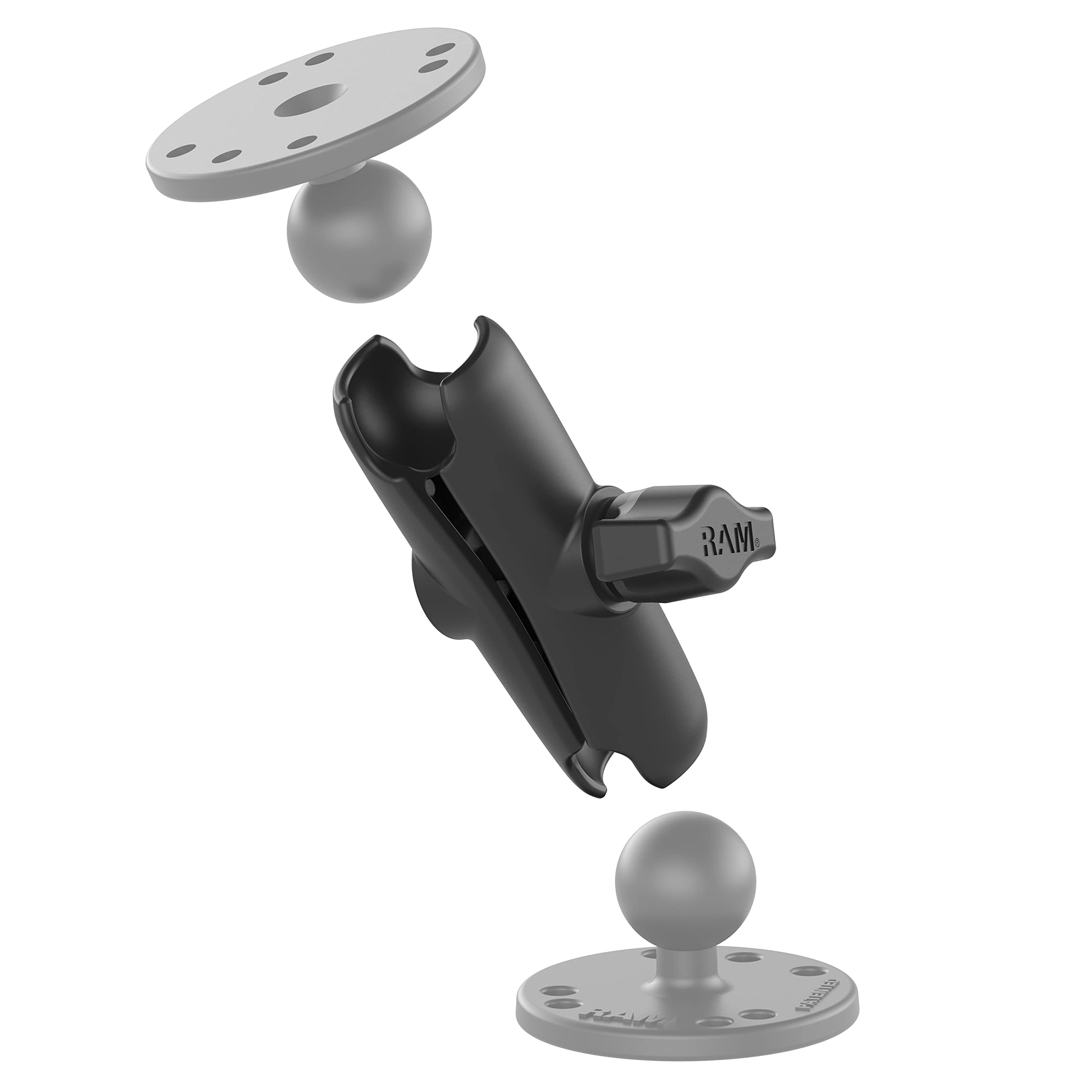 RAM Mounts RAM-B-201U Double Socket Arm (Medium) - 1