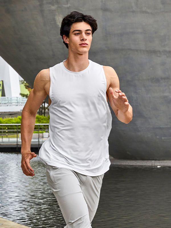 RX Air Mesh Men's Sleeveless Workout Shirt - Breathable Quick-Dry Athletic Tank Top for Gym, Running & Outdoor Sports